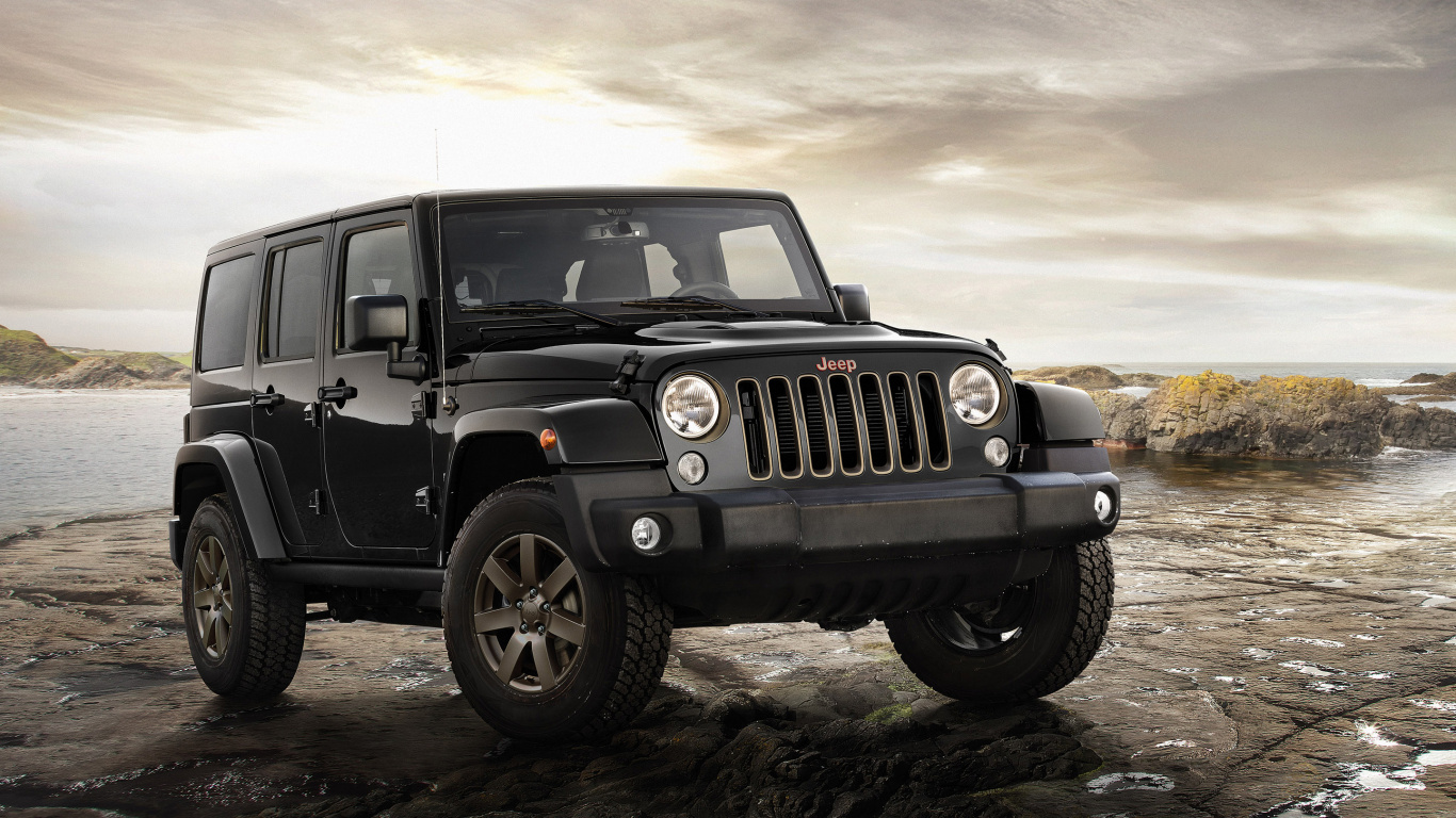 Обои 2015 Джип Вранглер, джип, авто, шина, автомобильные шины в разрешении 1366x768