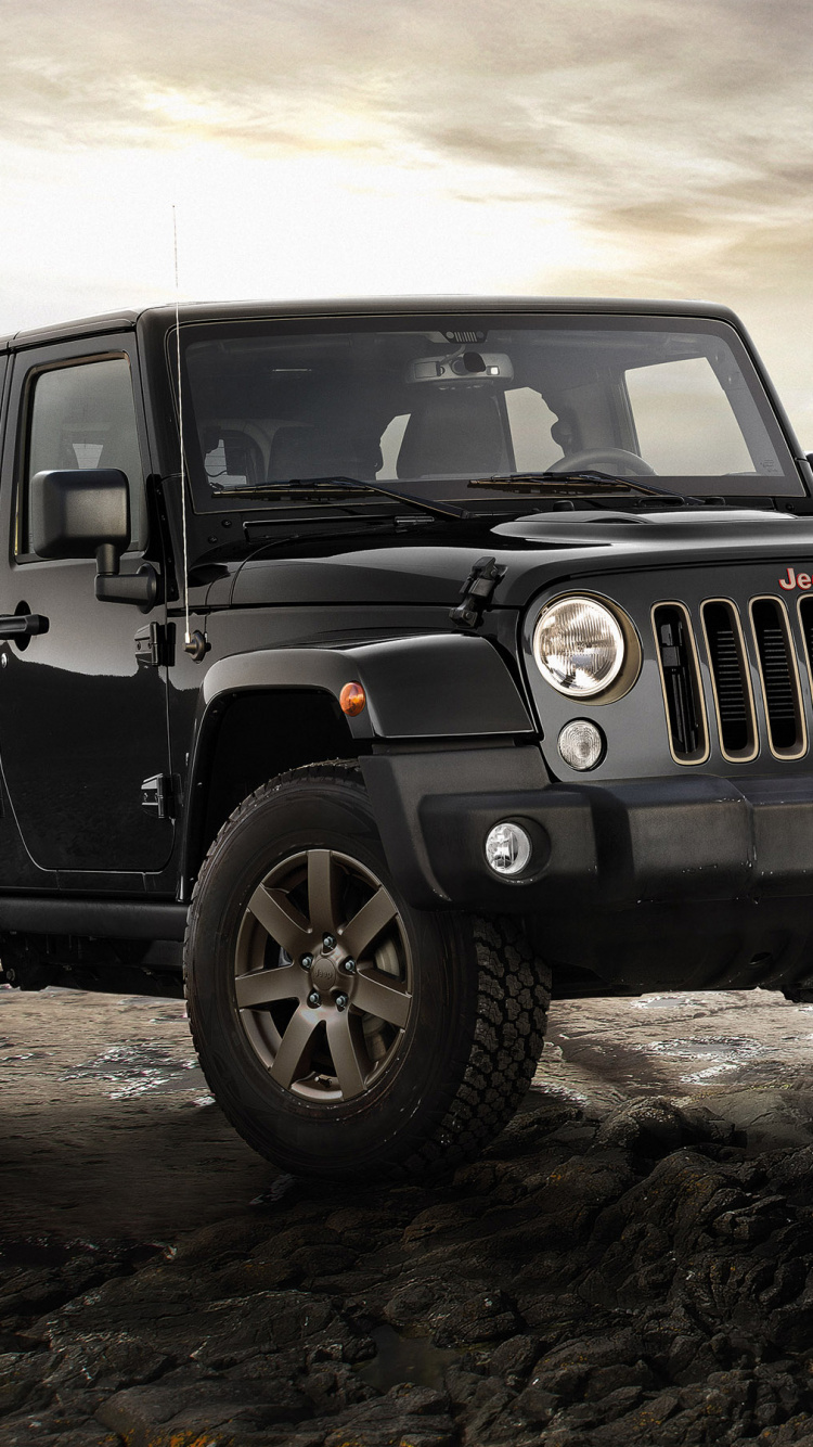 Обои 2015 Джип Вранглер, джип, авто, шина, автомобильные шины в разрешении 750x1334
