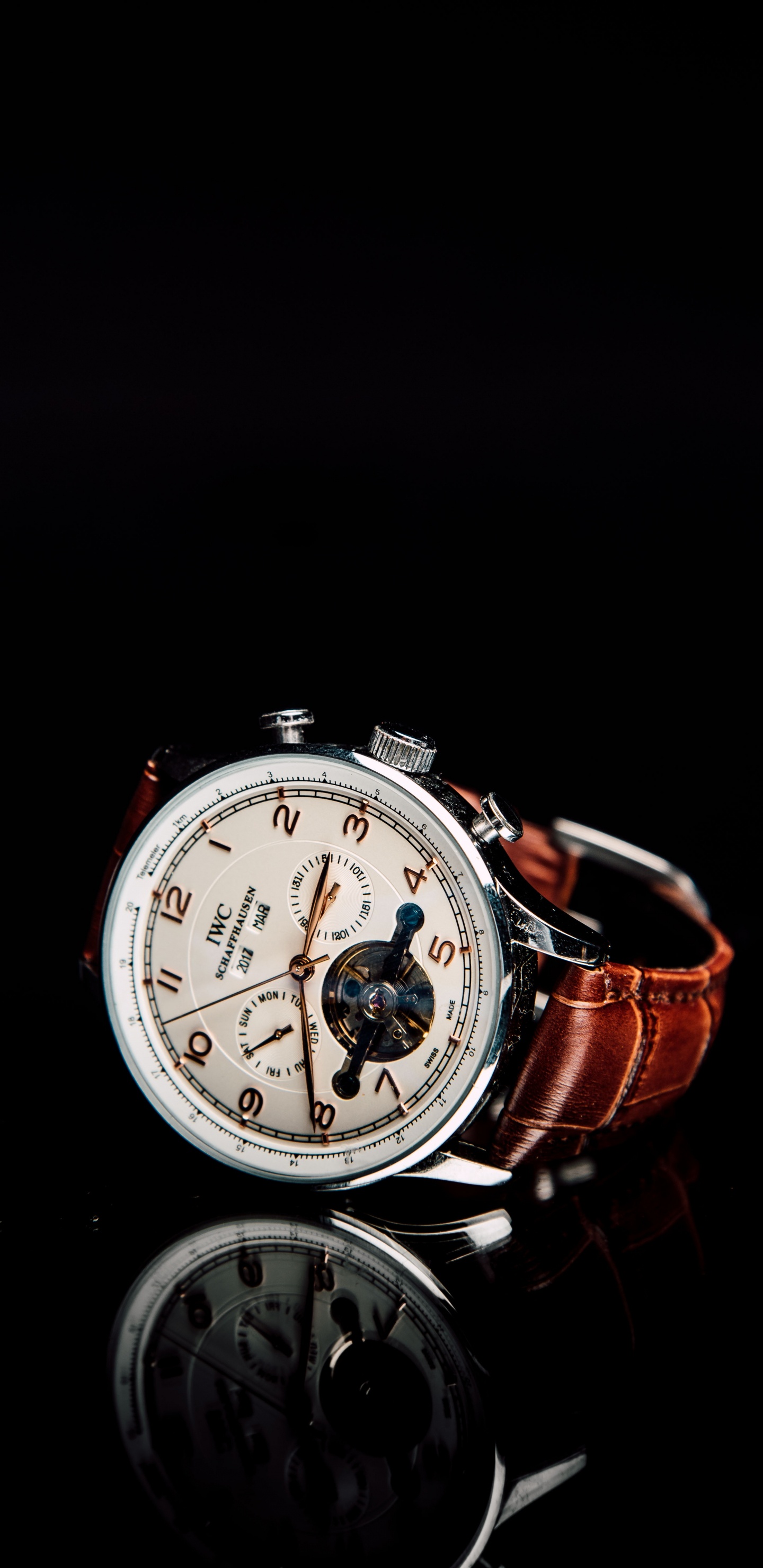 Обои часы, аналоговые часы, часы аксессуар, модный аксессуар, ювелирные изделия в разрешении 1440x2960