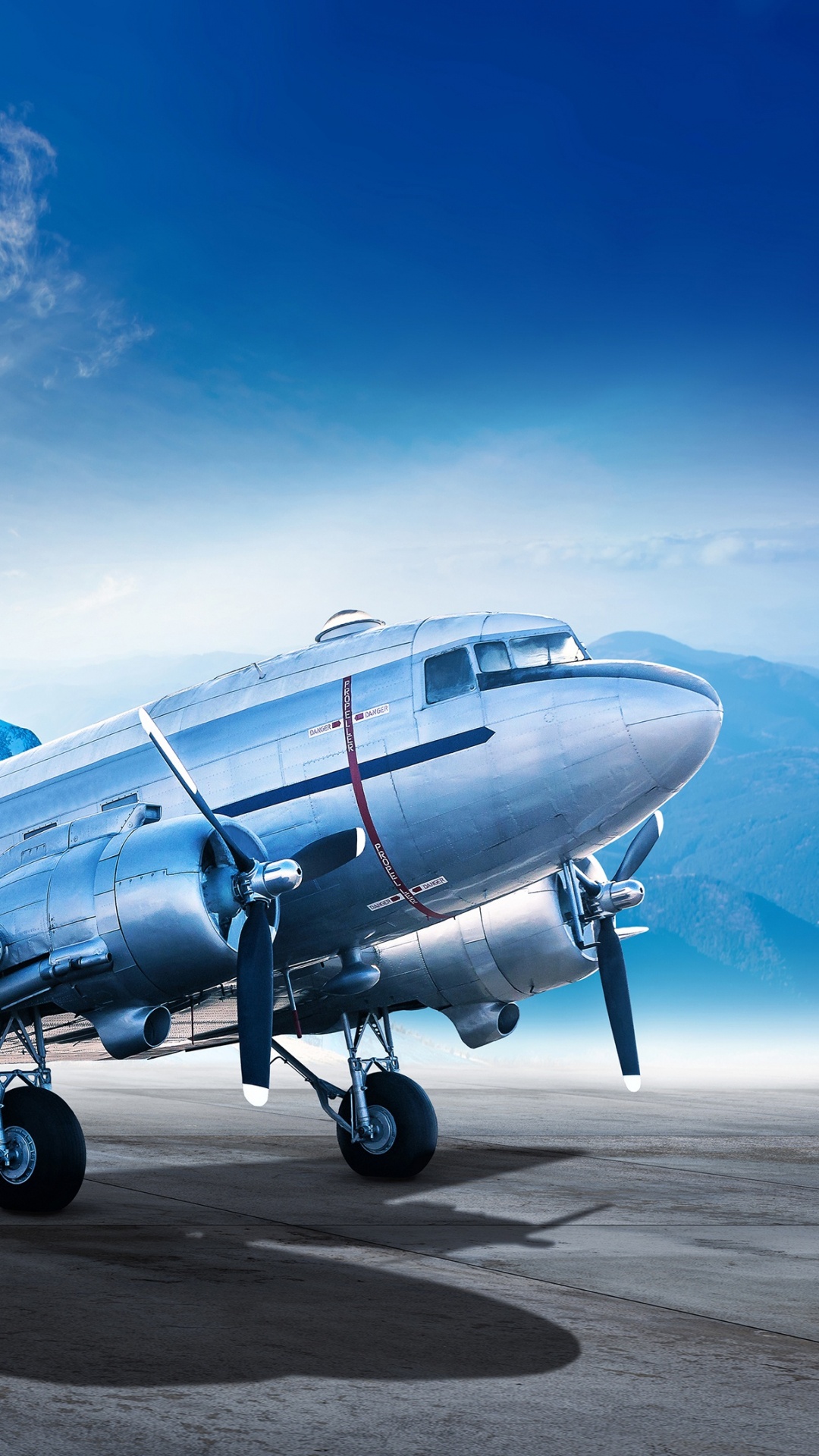 Обои самолет, самолеты, полет, авиация, авиалайнер в разрешении 1080x1920