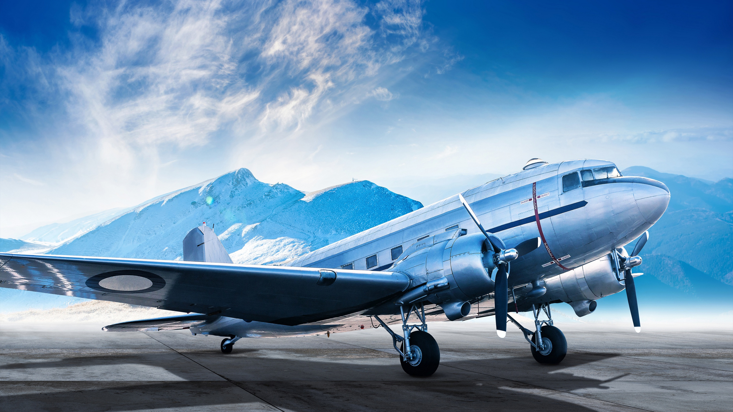 Обои самолет, самолеты, полет, авиация, авиалайнер в разрешении 2560x1440