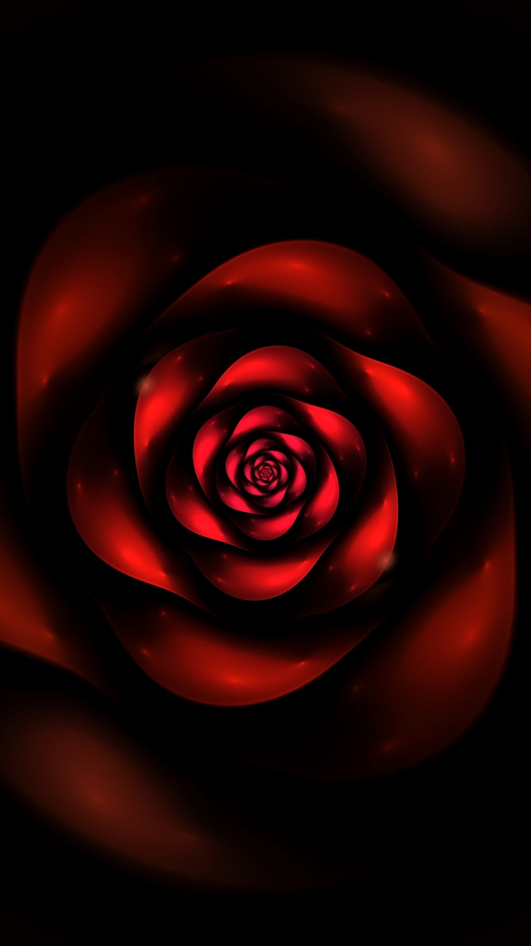 Обои красный цвет, Роза, сад роз, лепесток, цветок в разрешении 750x1334