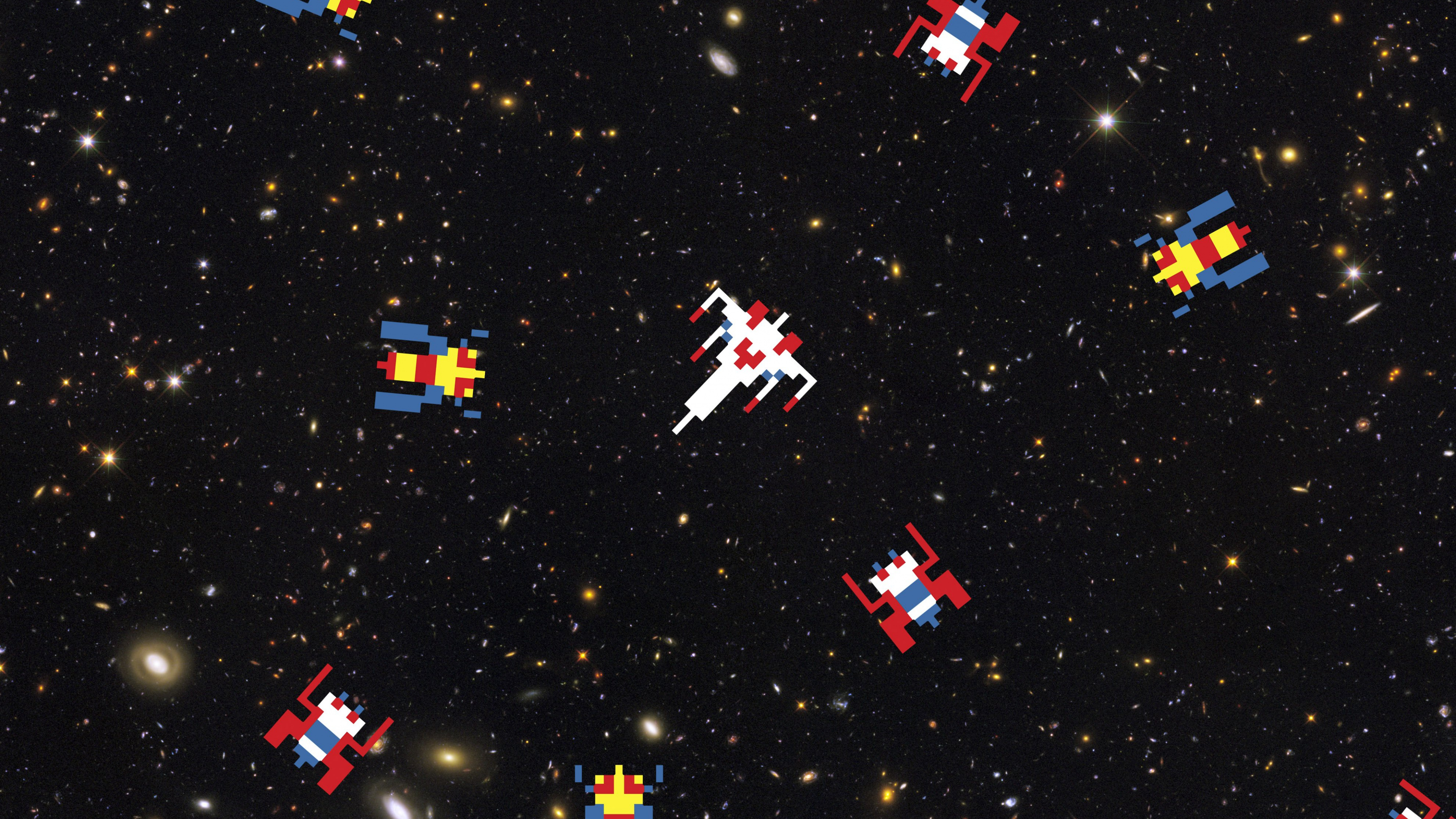 Обои Научная фантастика, ночь, космос, игры, небо в разрешении 3840x2160