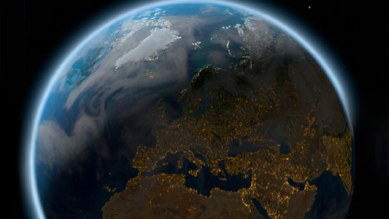 Обои атмосфера, земля, мир, астрономический объект, наука в разрешении 1366x768