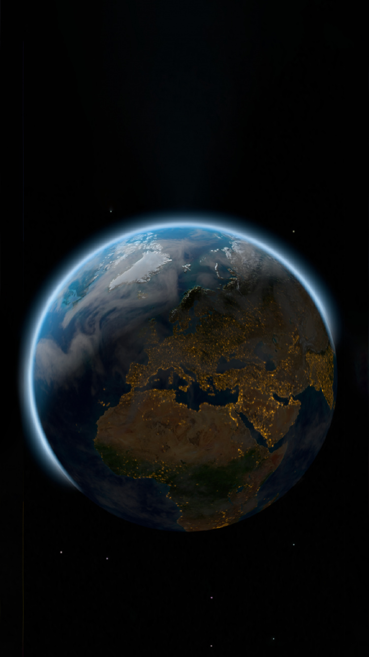 Обои атмосфера, земля, мир, астрономический объект, наука в разрешении 750x1334