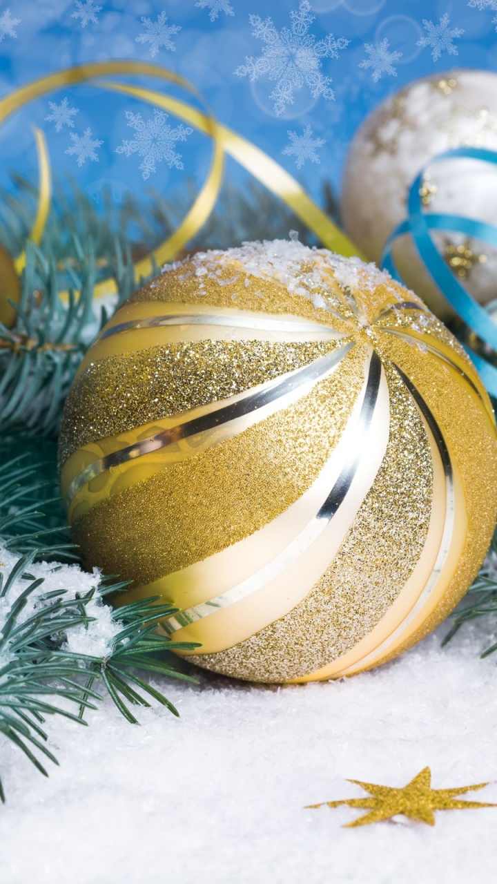 Обои Новый год, Рождественский день, рождественский орнамент, праздник, Рождество в разрешении 720x1280