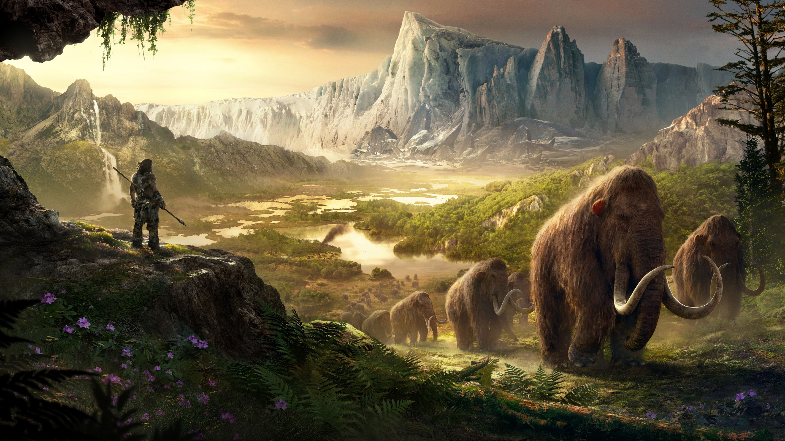 Обои far cry primal, far cry 4, far cry, ubisoft, playstation 4 в разрешении 2560x1440