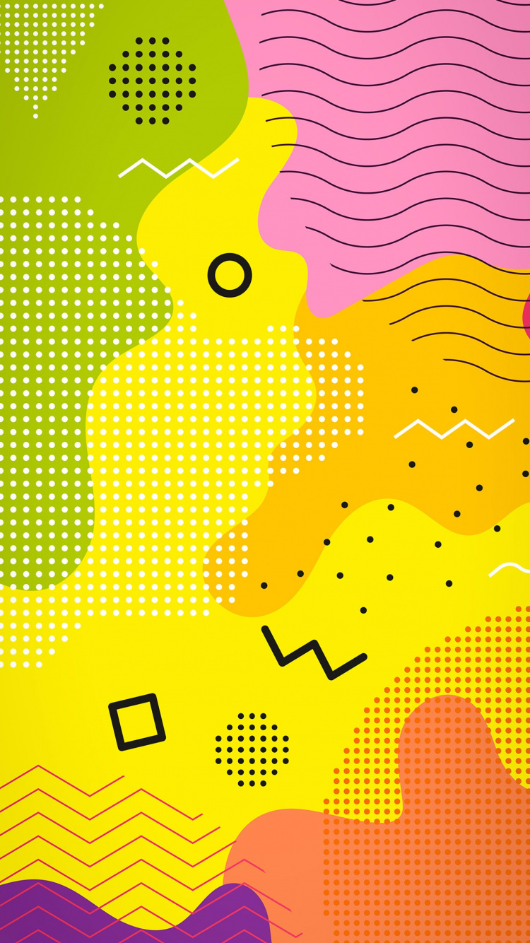 Обои постер, визуальное искусство, дизайн, графический дизайн, смартфон в разрешении 750x1334