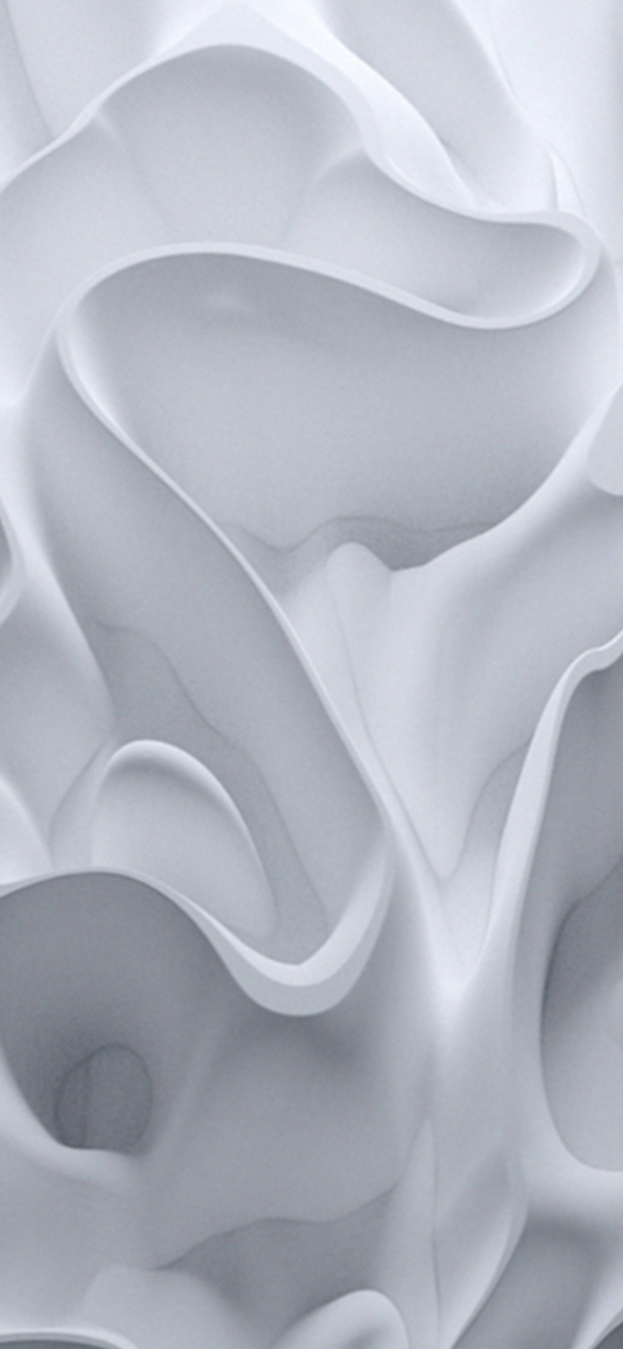 Обои тающие воспоминания рефик анадол, арт, живопись, Арт-инсталляция, облако в разрешении 1242x2688