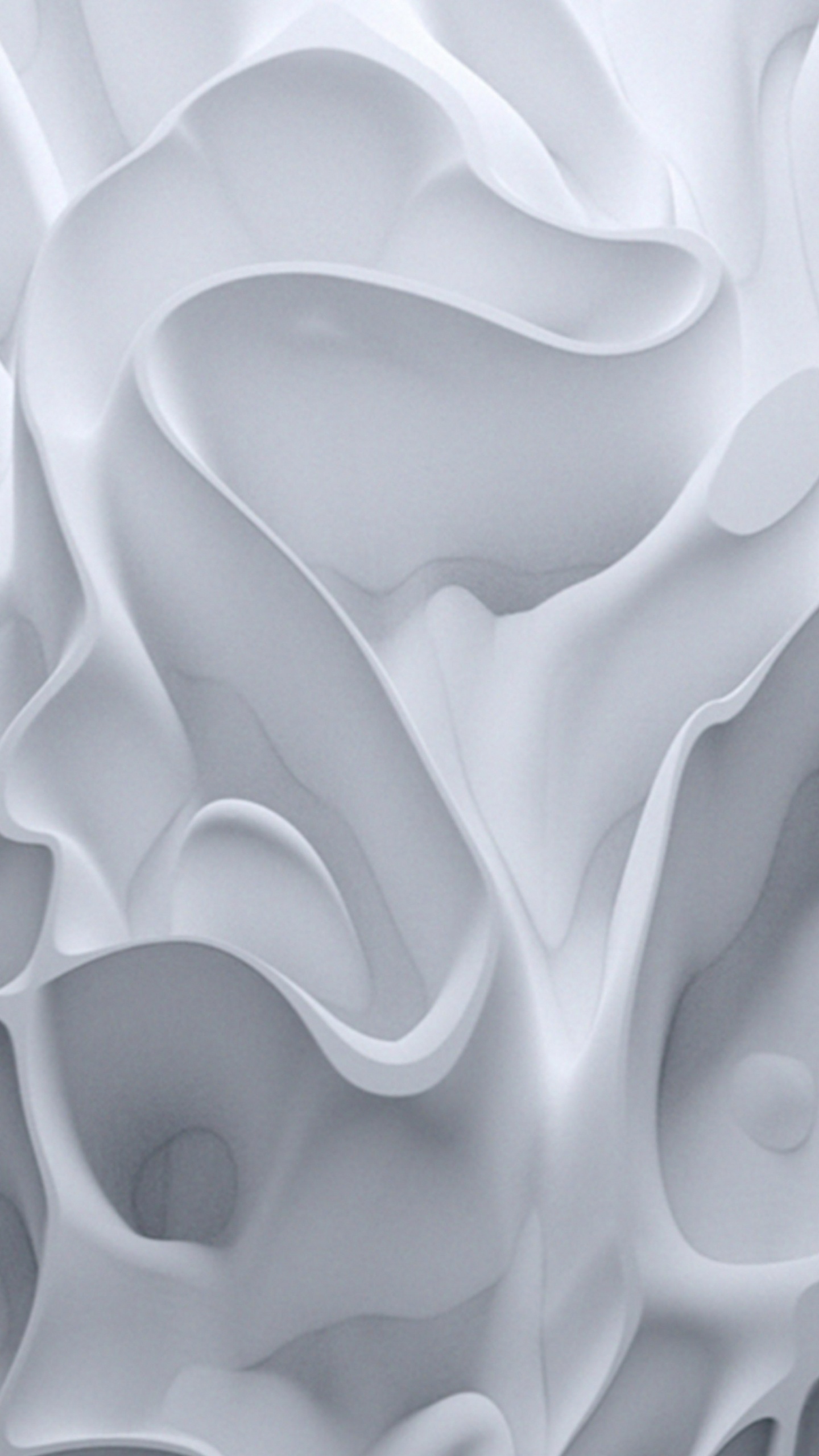 Обои тающие воспоминания рефик анадол, арт, живопись, Арт-инсталляция, облако в разрешении 1440x2560