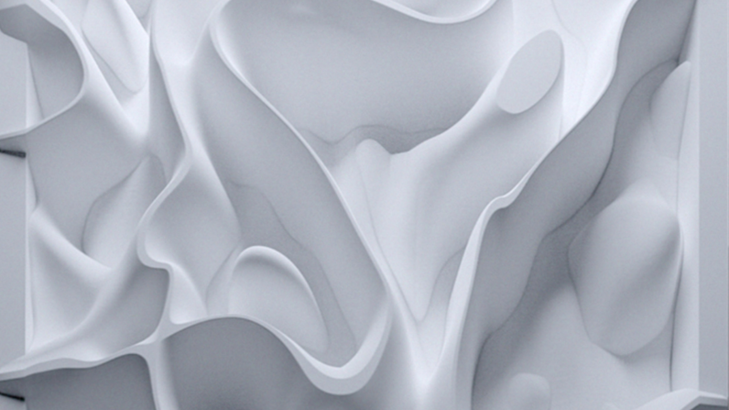 Обои тающие воспоминания рефик анадол, арт, живопись, Арт-инсталляция, облако в разрешении 2560x1440