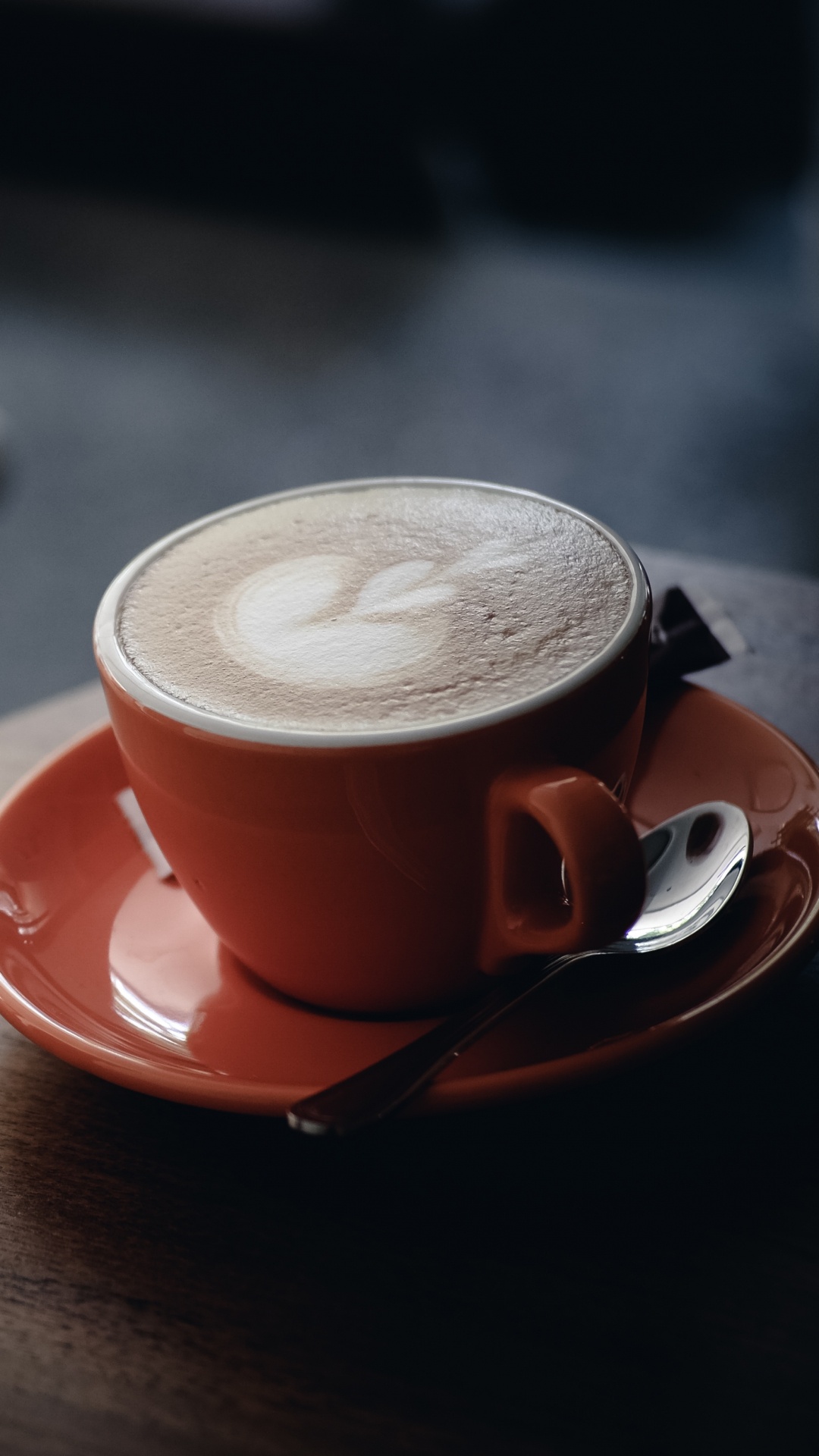 Обои капучино, кофе, латте арт, кофейная чашка, латте в разрешении 1080x1920