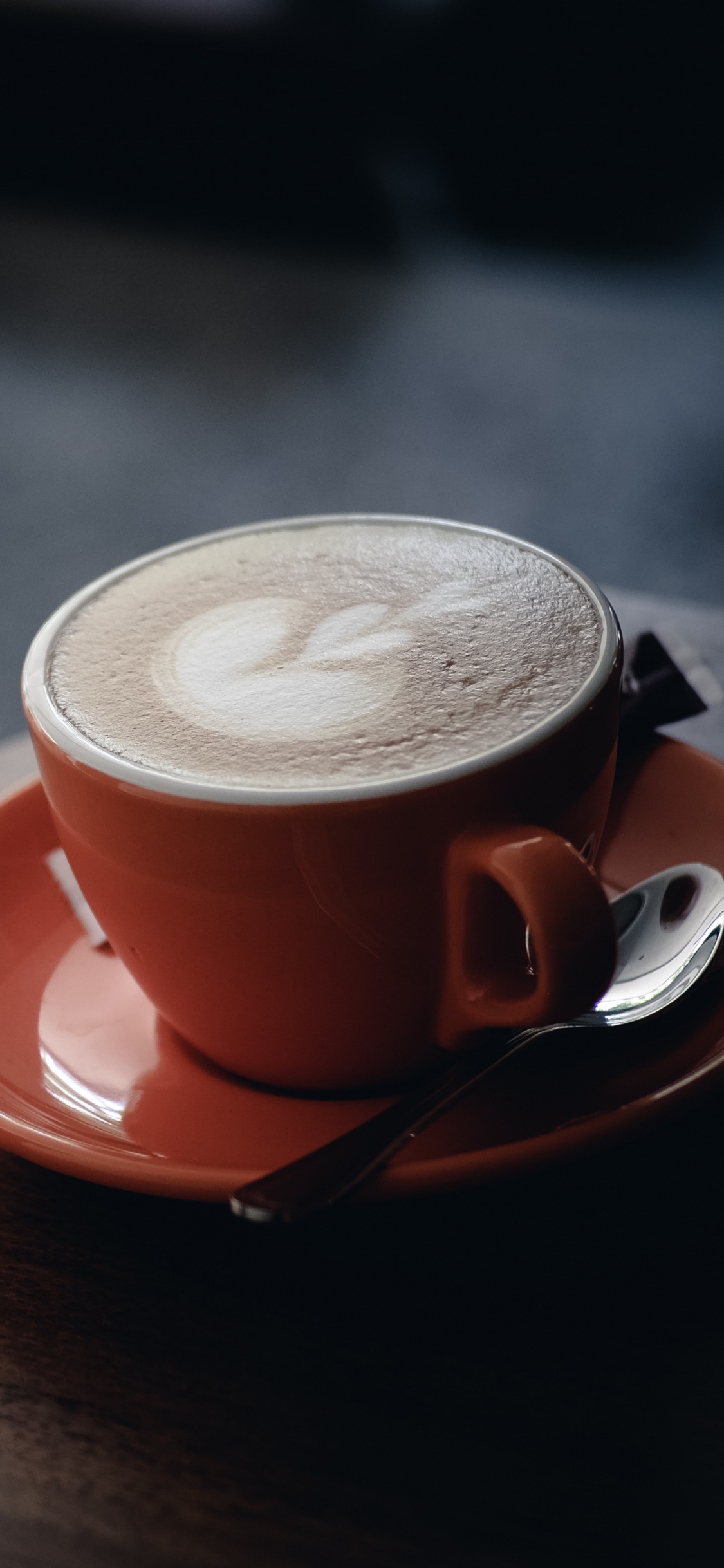 Обои капучино, кофе, латте арт, кофейная чашка, латте в разрешении 1125x2436