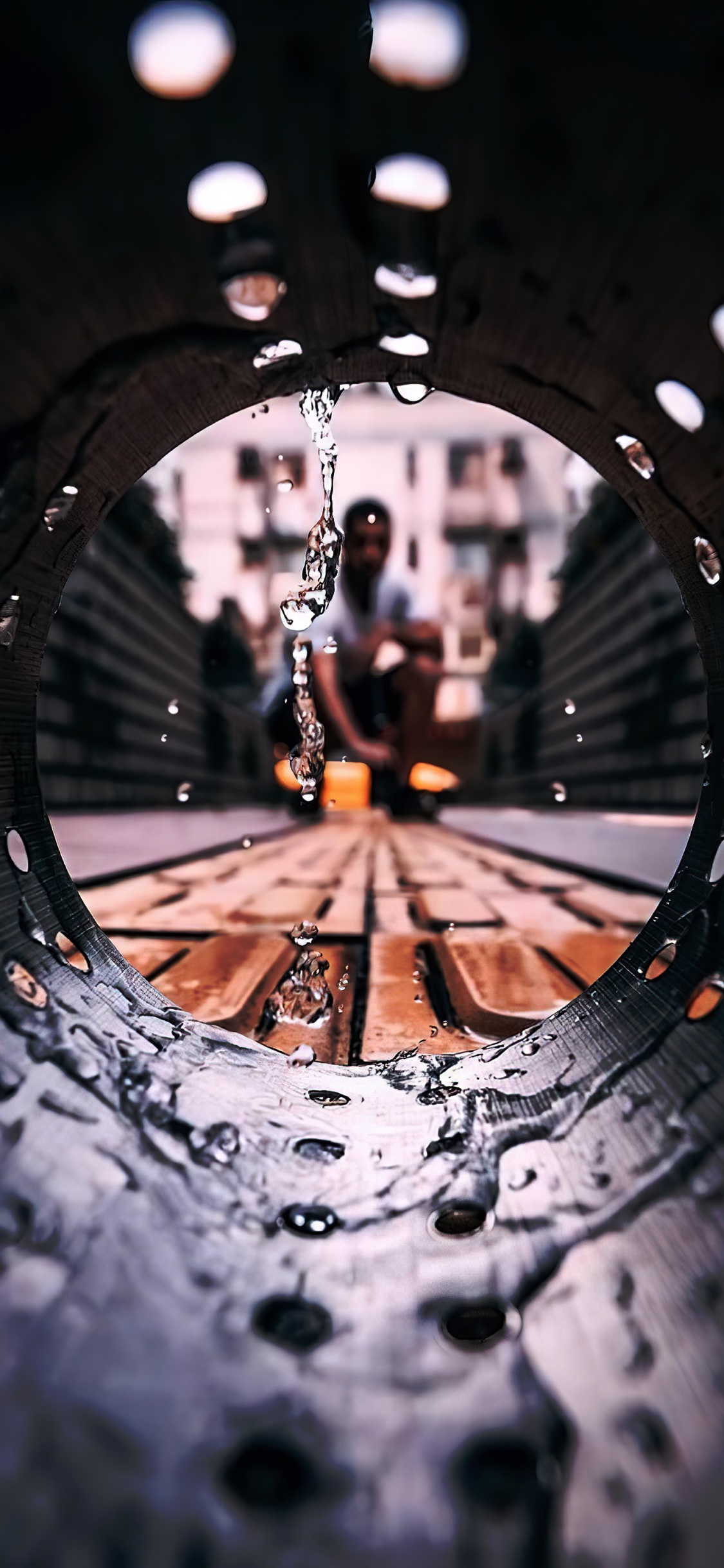 Обои вода, математика, геометрия, глаз, архитектура в разрешении 1125x2436