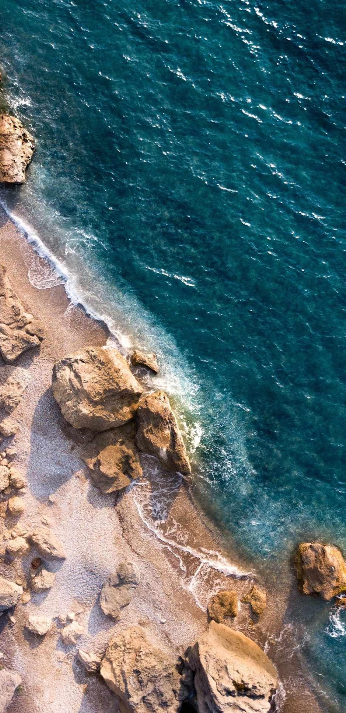 Обои Форт Биджапур, пляж, побережье, вода, море в разрешении 1440x2960