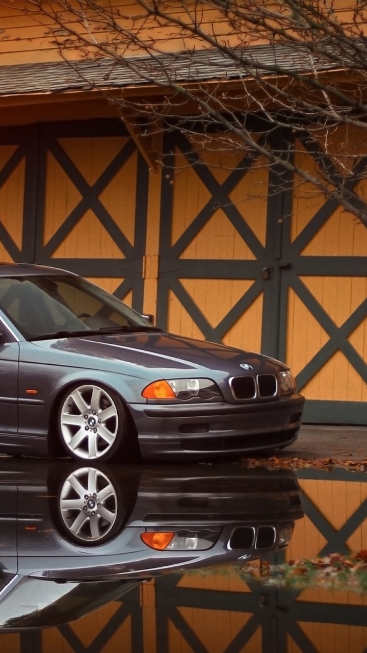 Обои bmw 3 серии, bmw, bmw m3, система автомобильных колес, вид сбоку в разрешении 720x1280