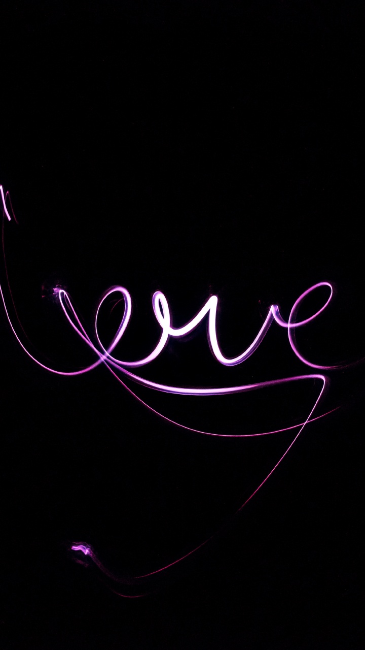 Обои свет, текст, черный, Фиолетовый, графический дизайн в разрешении 720x1280