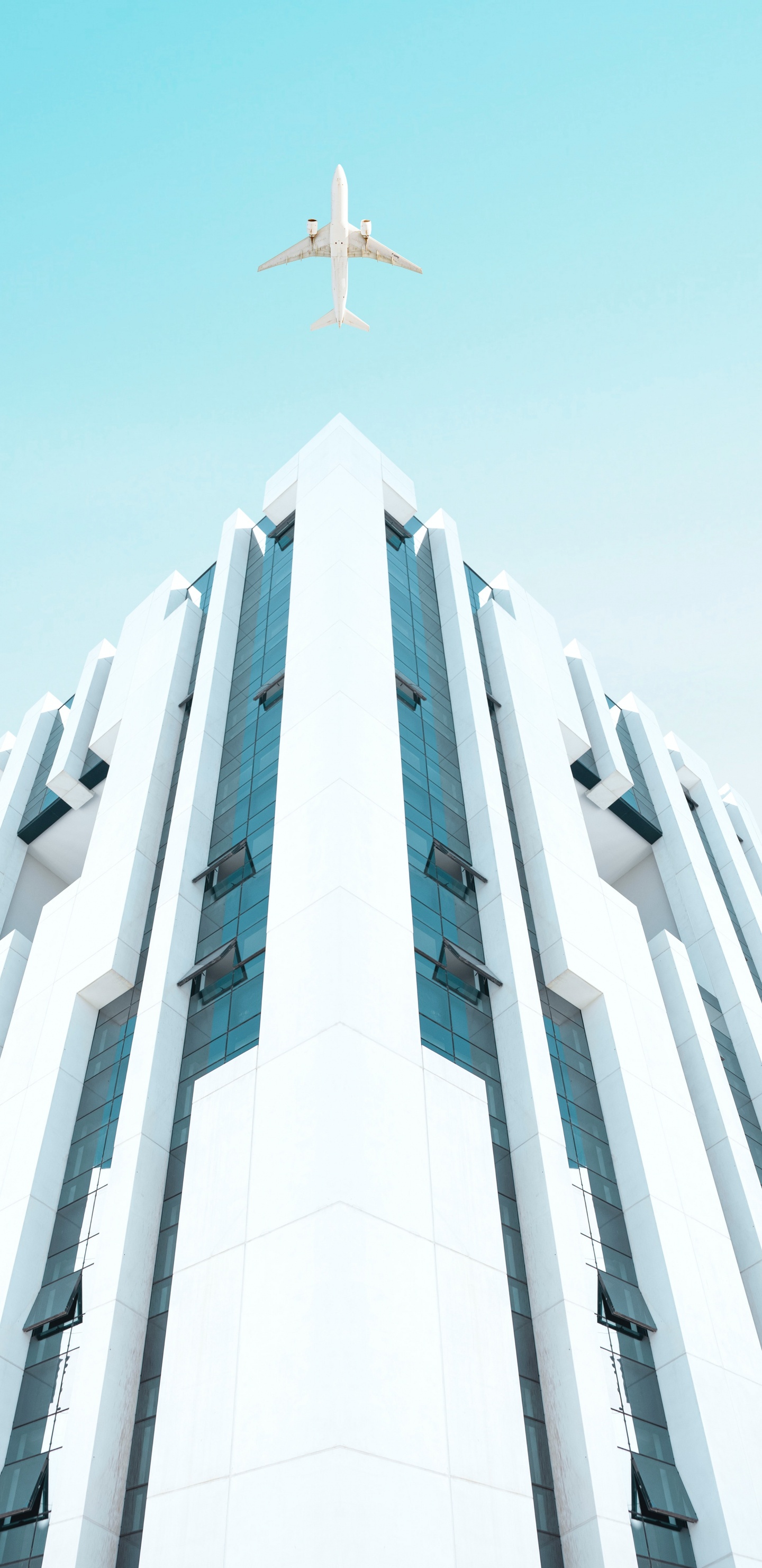 Обои Компания Fujifilm, глубина резкости, архитектура, дневное время, здание в разрешении 1440x2960