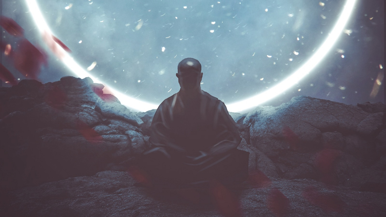 Обои свет, атмосфера, астрономический объект, круг, космос в разрешении 1280x720