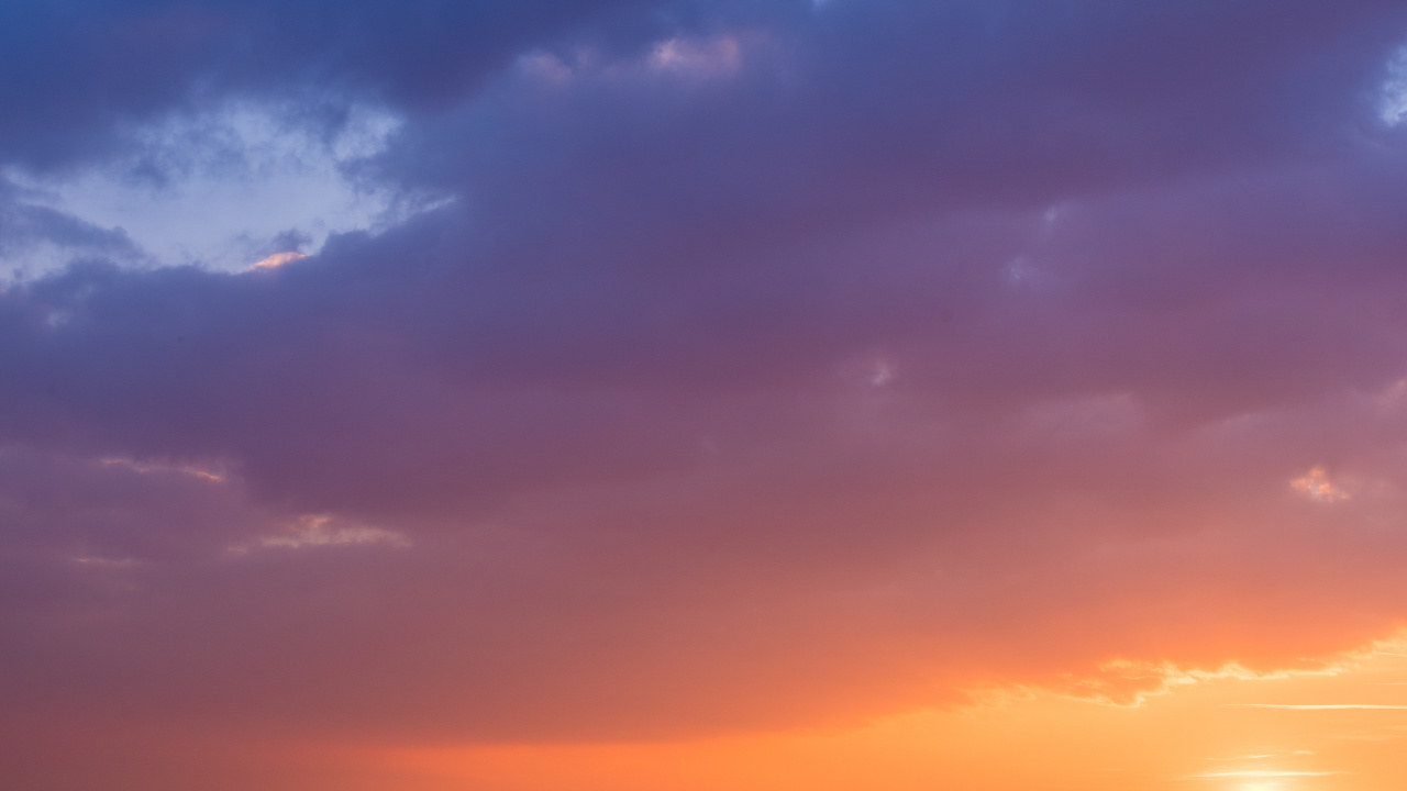 Обои закат, ios, облако, вода, атмосфера в разрешении 1280x720