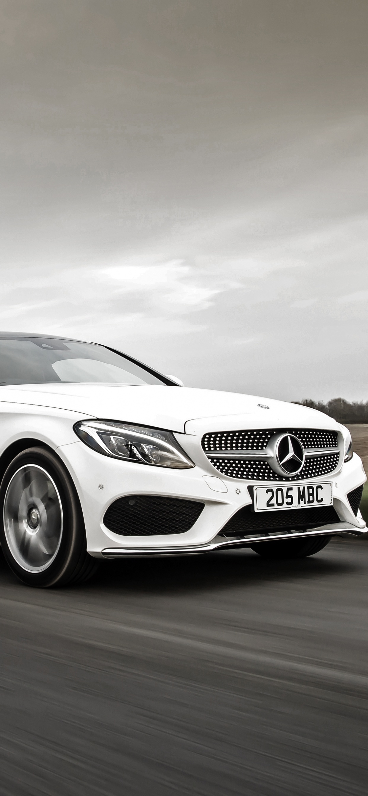 Обои авто, Мерседес-Benz 2014 C-Класса, колесо, обод, 2017 Мерседес-Бенц C-Класс Купе в разрешении 1242x2688