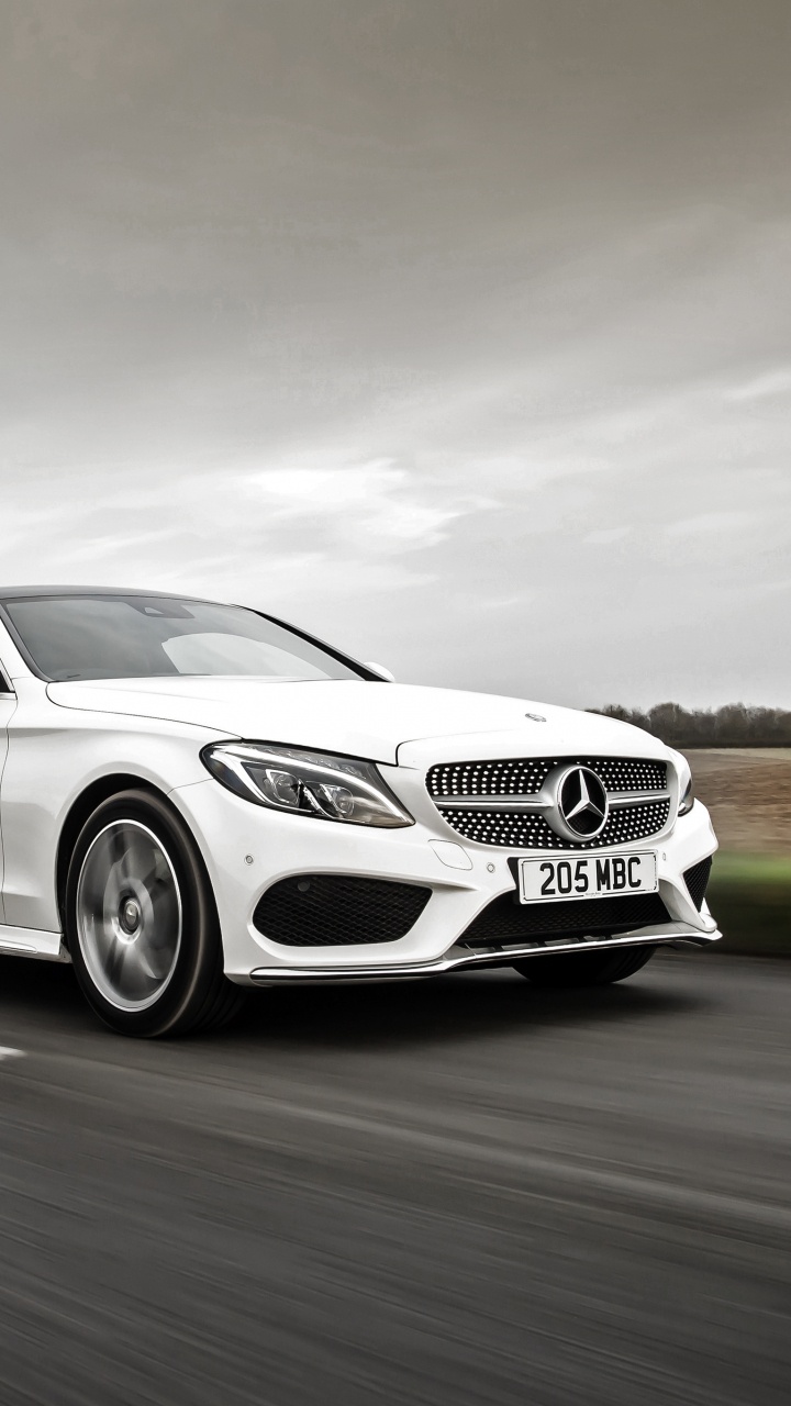 Обои авто, Мерседес-Benz 2014 C-Класса, колесо, обод, 2017 Мерседес-Бенц C-Класс Купе в разрешении 720x1280