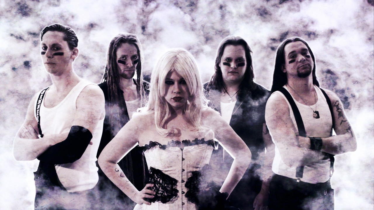 Обои забава, рок, тяжелый металл, тяжелый рок, девушка в разрешении 1280x720