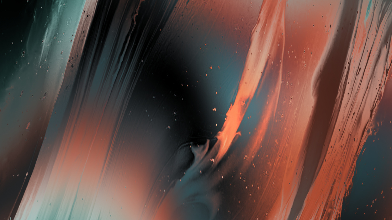 Обои атмосфера, природный ландшафт, арт, горизонт, астрономический объект в разрешении 1366x768