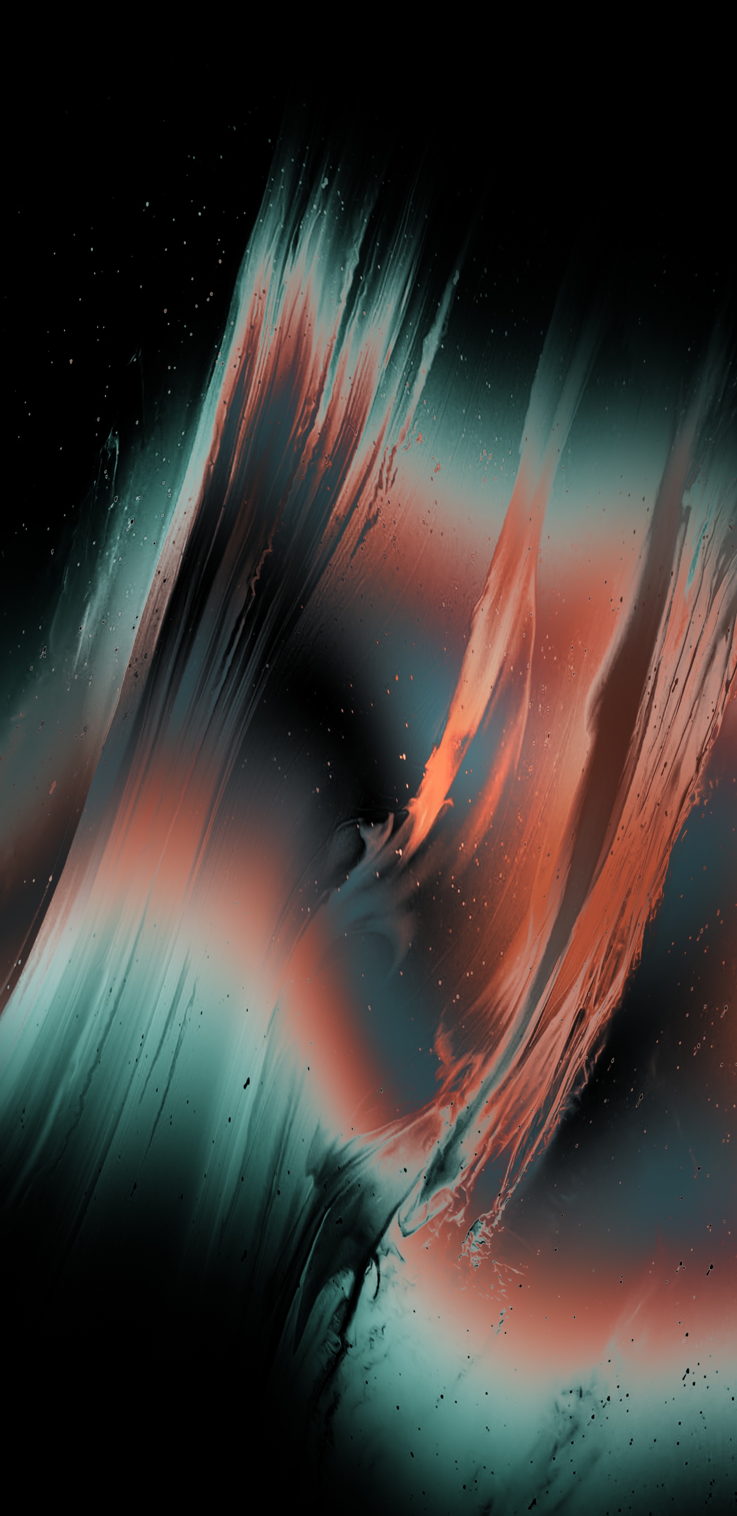 Обои атмосфера, природный ландшафт, арт, горизонт, астрономический объект в разрешении 1440x2960