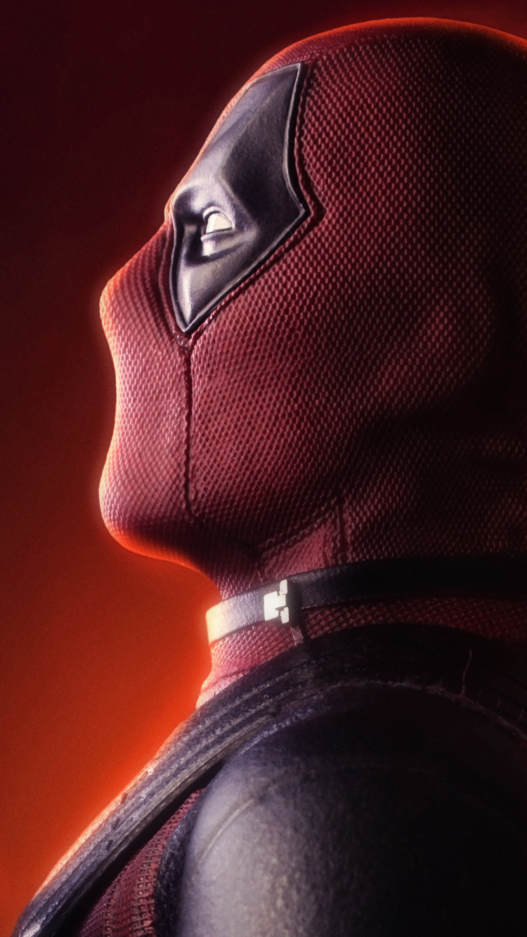 Обои дэдпул, супергерой, суперзлодей, приключенческая игра, вымышленный персонаж в разрешении 750x1334