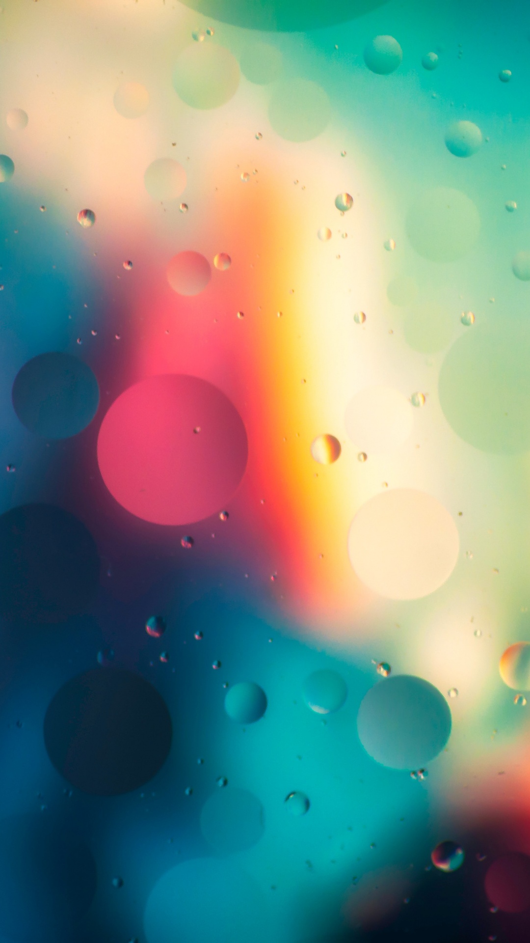 Обои свет, красочность, атмосфера, жидкий, вода в разрешении 1080x1920