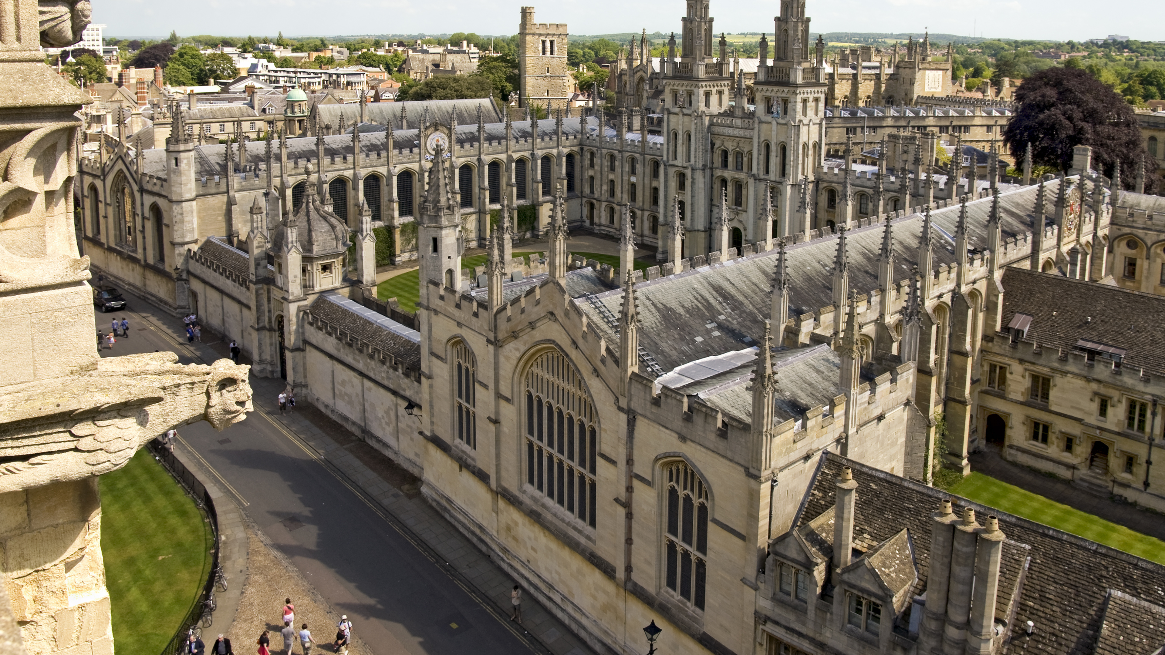 Обои Оксфордский университет, Университет, здание, город, историческое место в разрешении 3840x2160