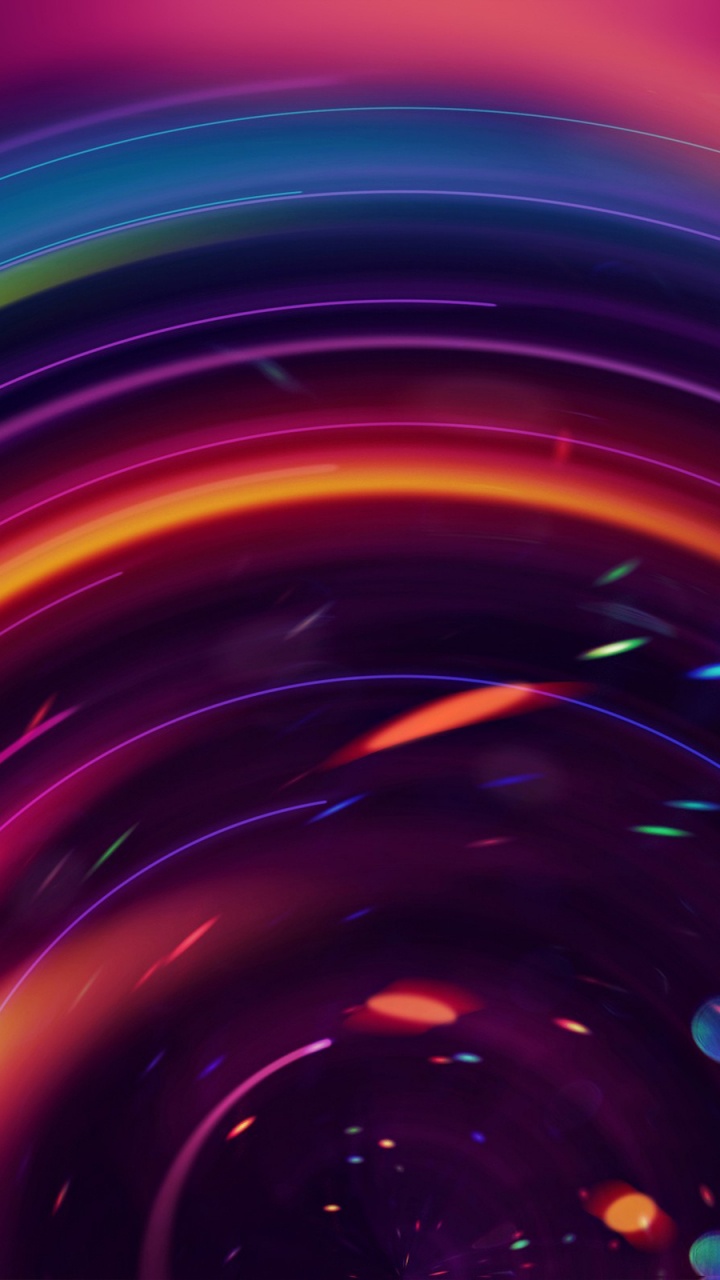 Обои абстрактное искусство, пурпур, свет, круг, Фиолетовый в разрешении 720x1280