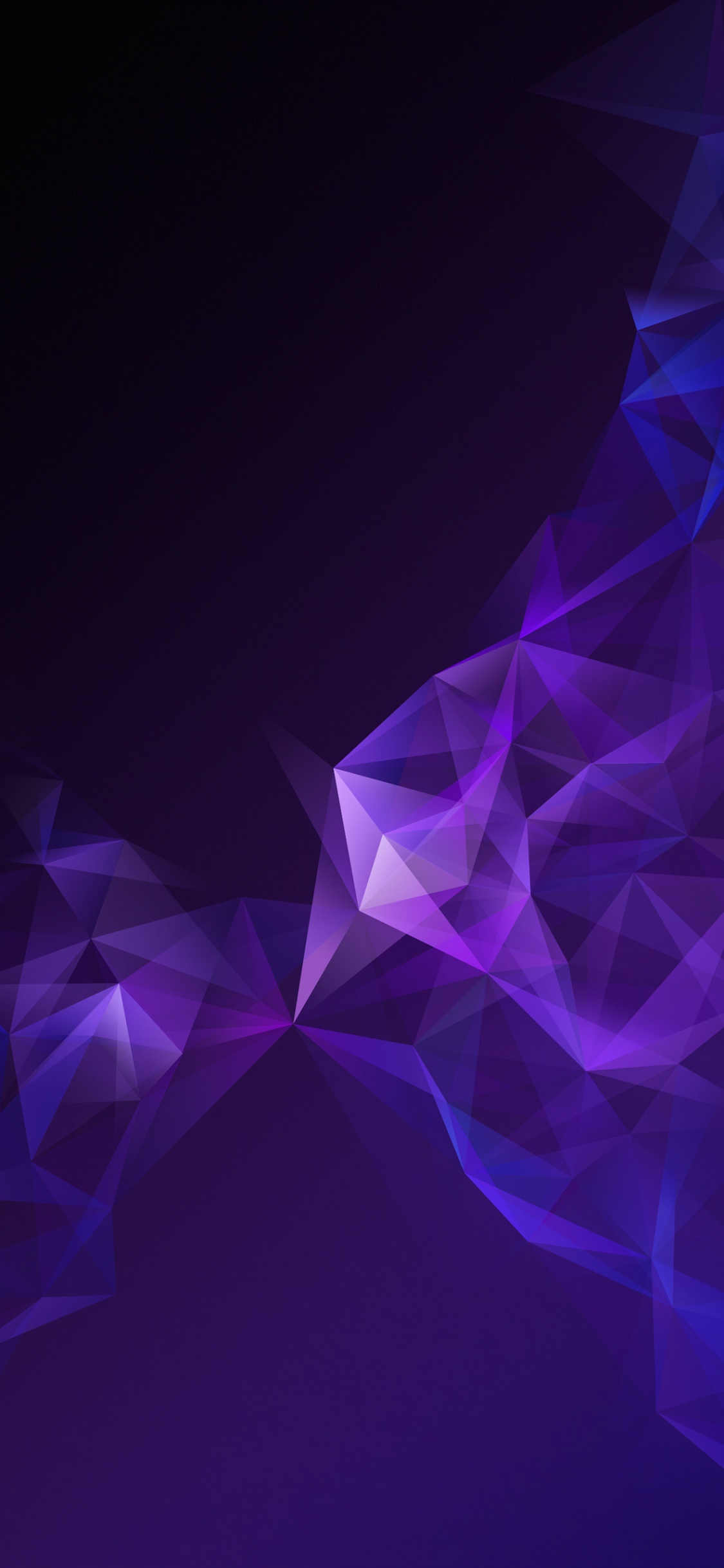 Обои Samsung Galaxy, Samsung, Samsung Galaxy S9, смартфон, синий в разрешении 1125x2436