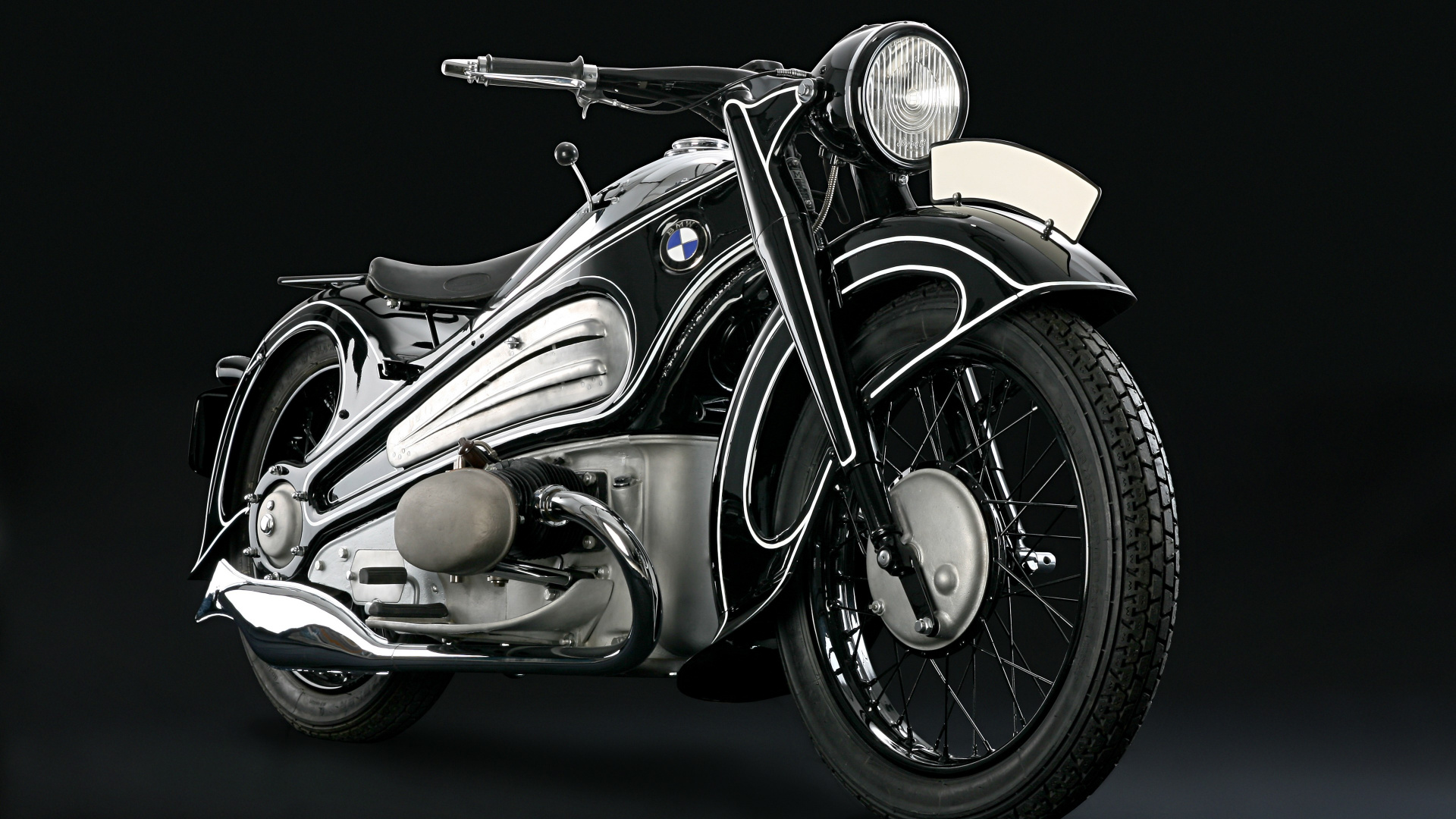 Обои 1937 bmw r7, Байерише Моторен Верке АГ, легковые автомобили, БМВ R 7, мотоцикл в разрешении 1920x1080
