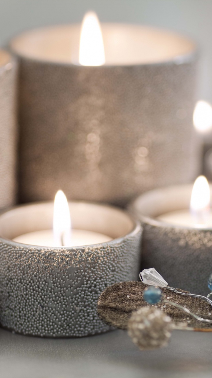 Обои свеча, Рождественские украшения, Рождественский день, освещение, предмет в разрешении 720x1280