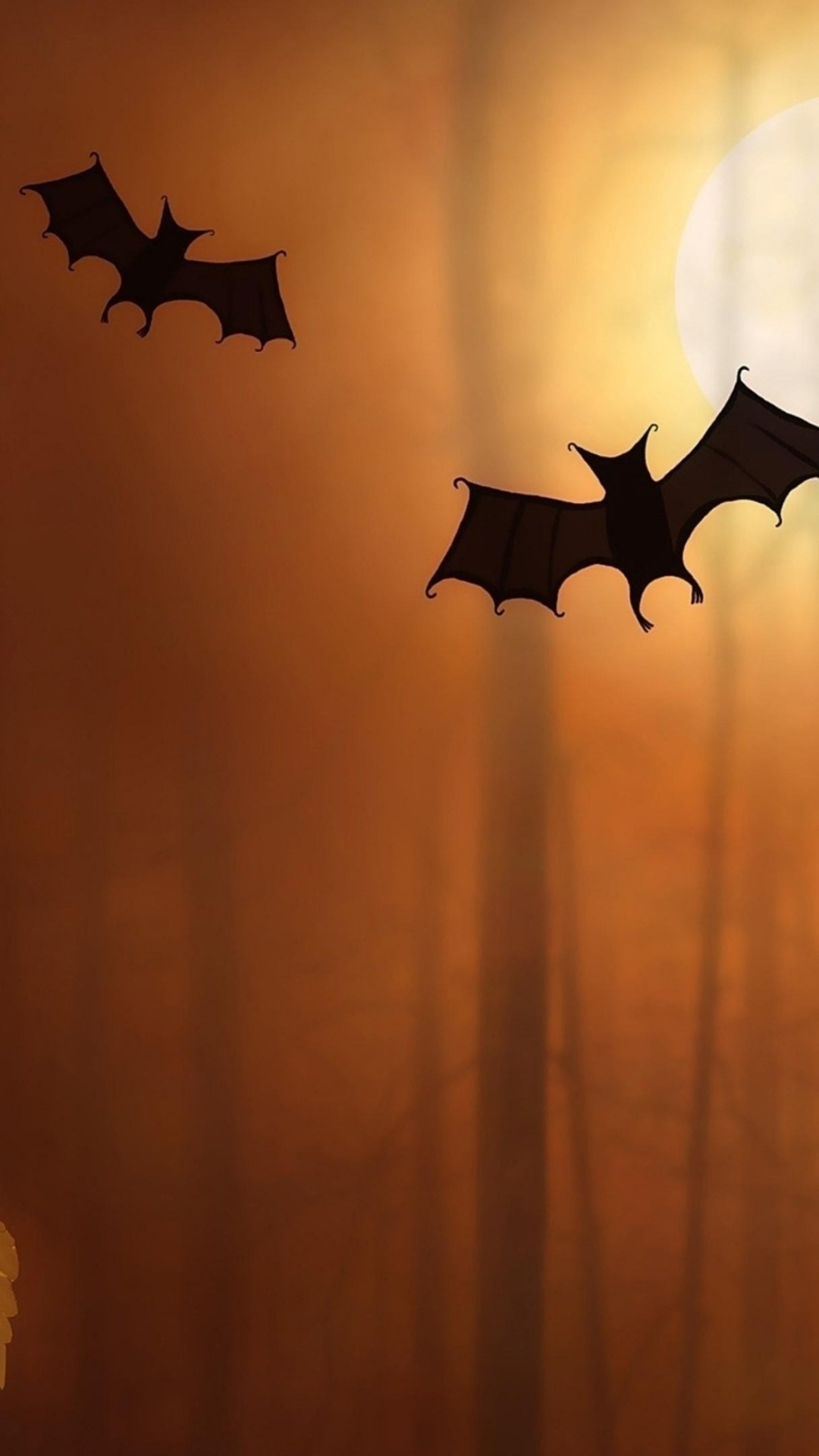 Обои освещение, осветительная арматура, Джек о фонарь, дом с привидениями, небо в разрешении 1080x1920