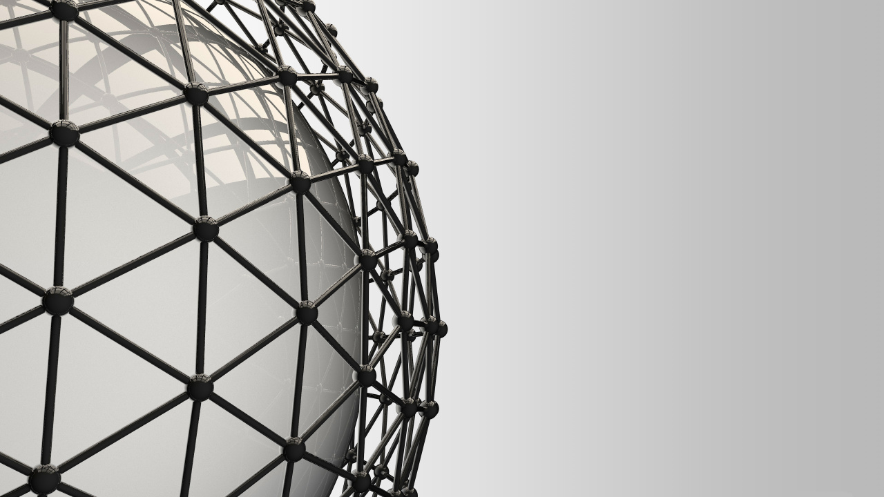 Обои линия, архитектура, монохромный, достопримечательность, узор в разрешении 1280x720