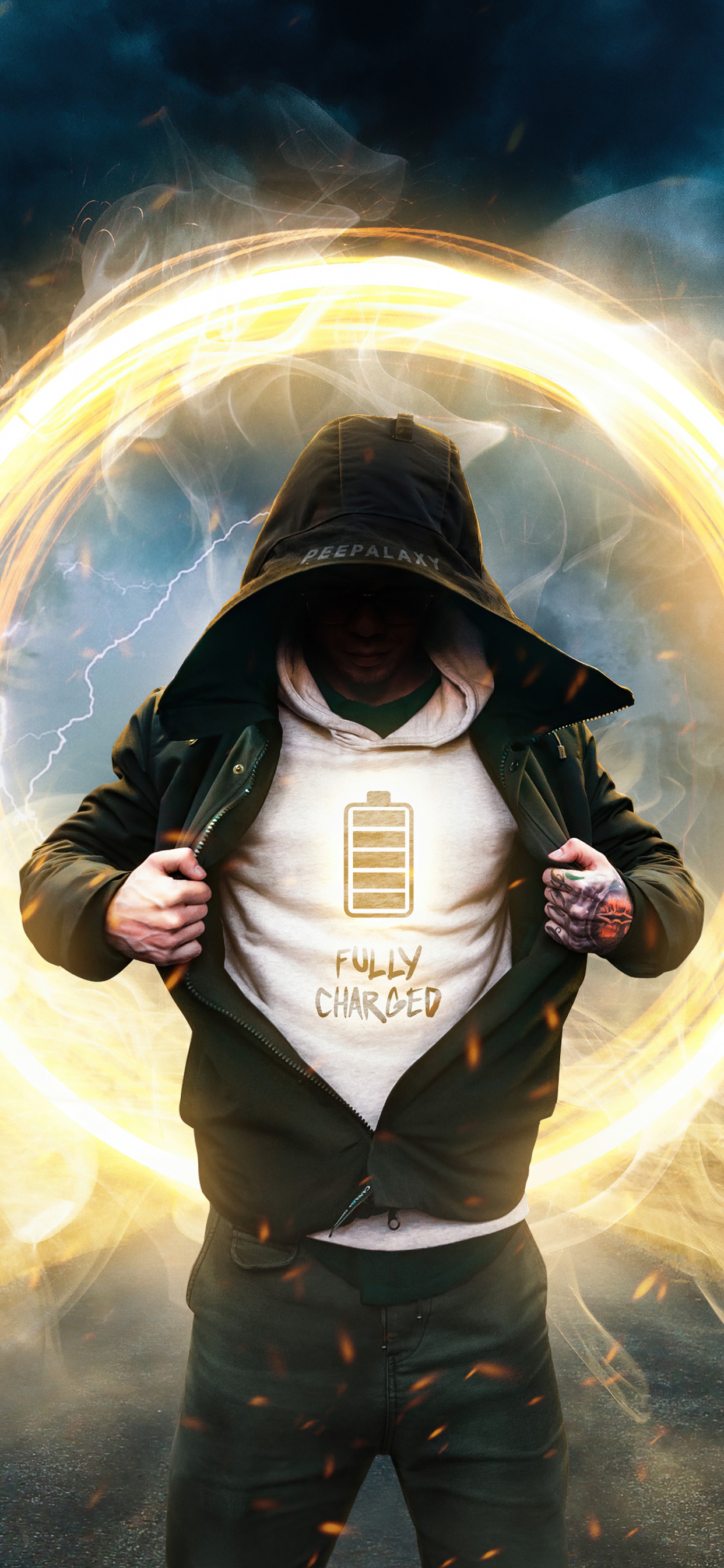 Обои атмосфера, мир, астрономический объект, арт, облако в разрешении 1242x2688