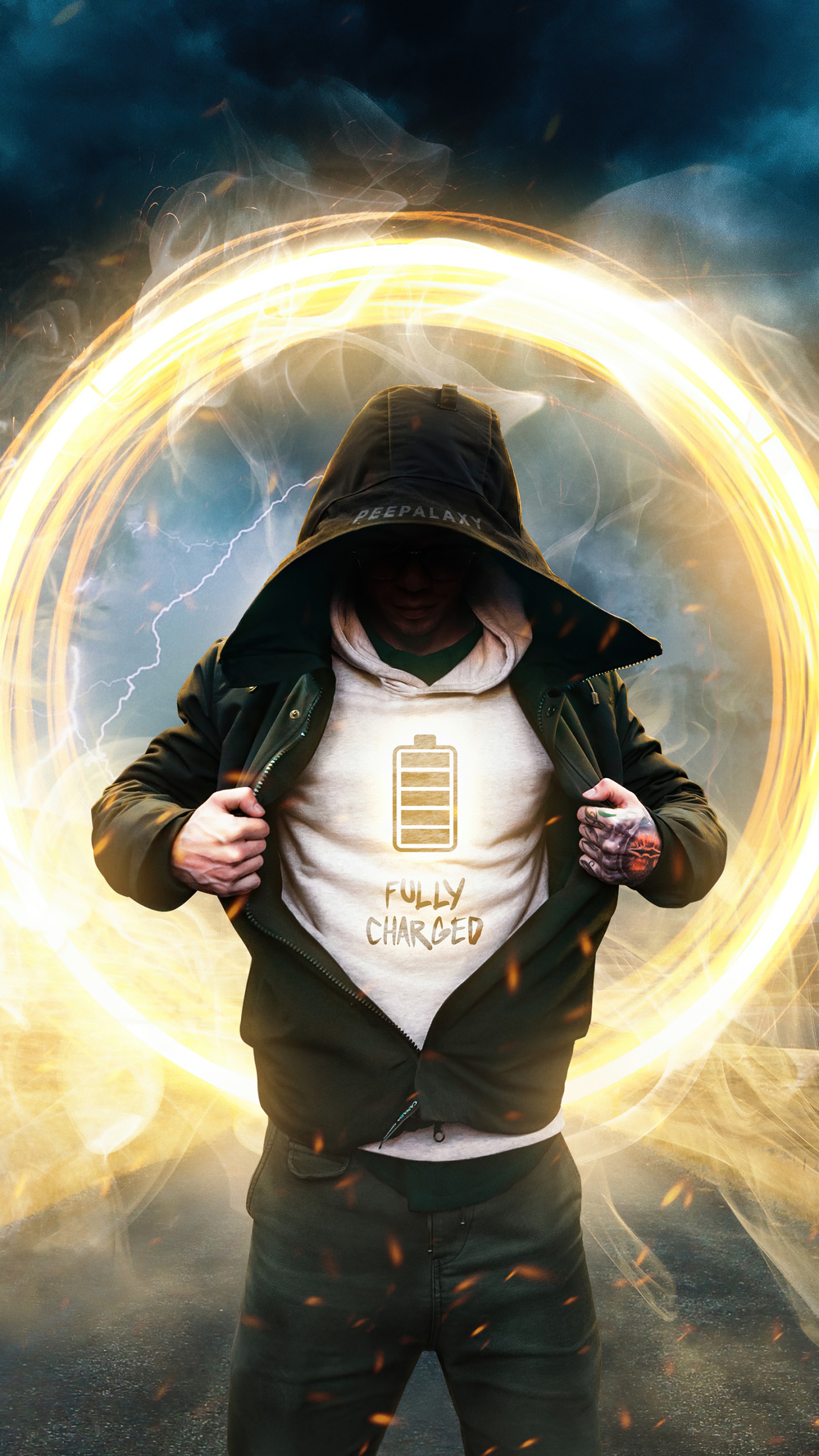 Обои атмосфера, мир, астрономический объект, арт, облако в разрешении 1440x2560