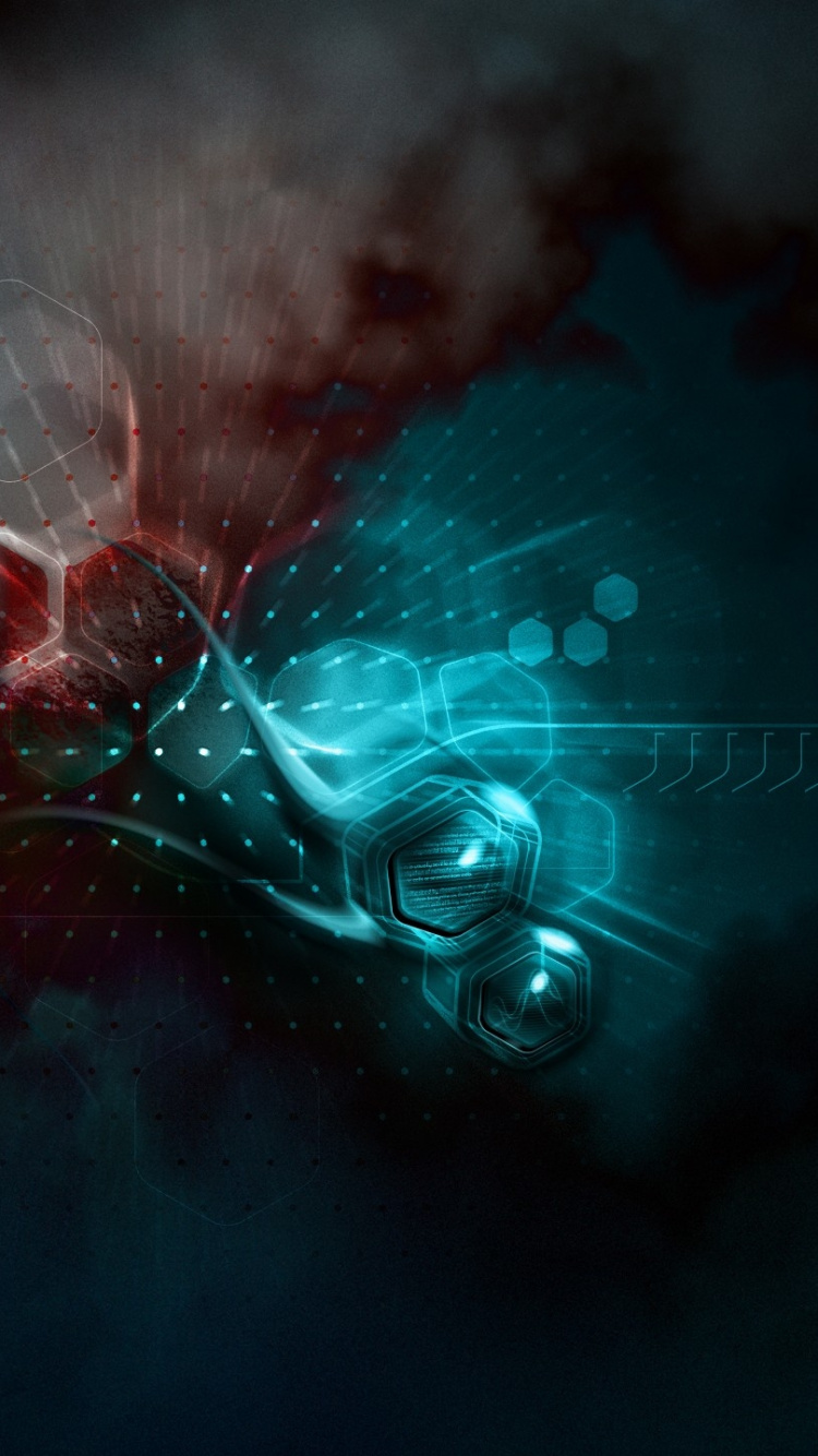 Обои пространство, атмосфера земли, макросъемка, космос, спецэффекты в разрешении 750x1334