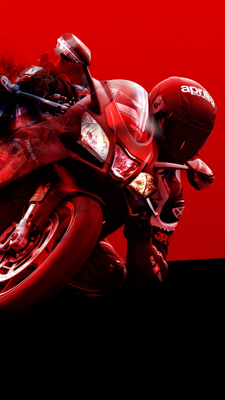 Обои априлия, aprilia tuono, мотоцикл, aprilia rsv4, Трек день в разрешении 720x1280