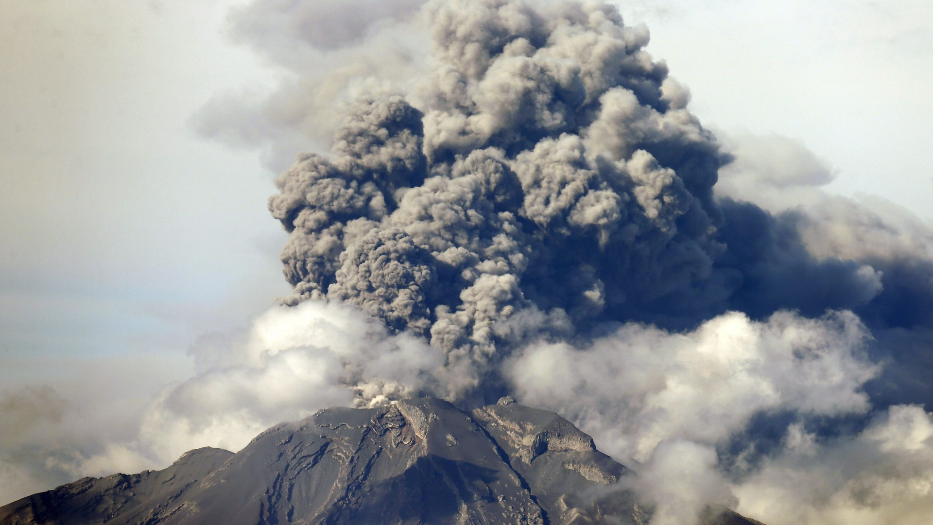 Обои Кальбуко, вулкан, вулканического рельефа, купол лавы, типы вулканических извержений в разрешении 1920x1080