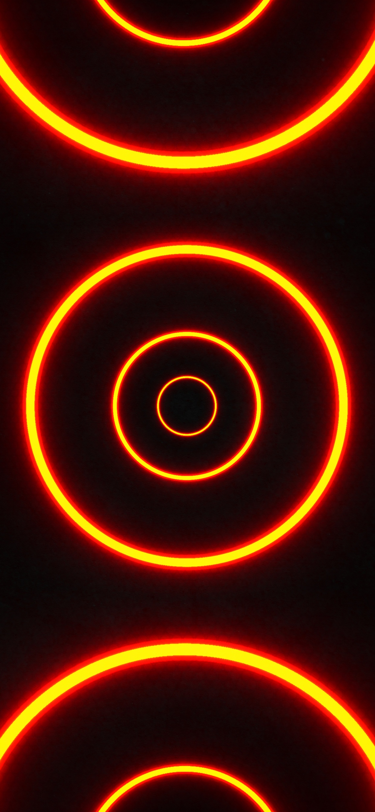 Обои Оранжевый цвет, наука, физика, предвычисление, математика в разрешении 1242x2688