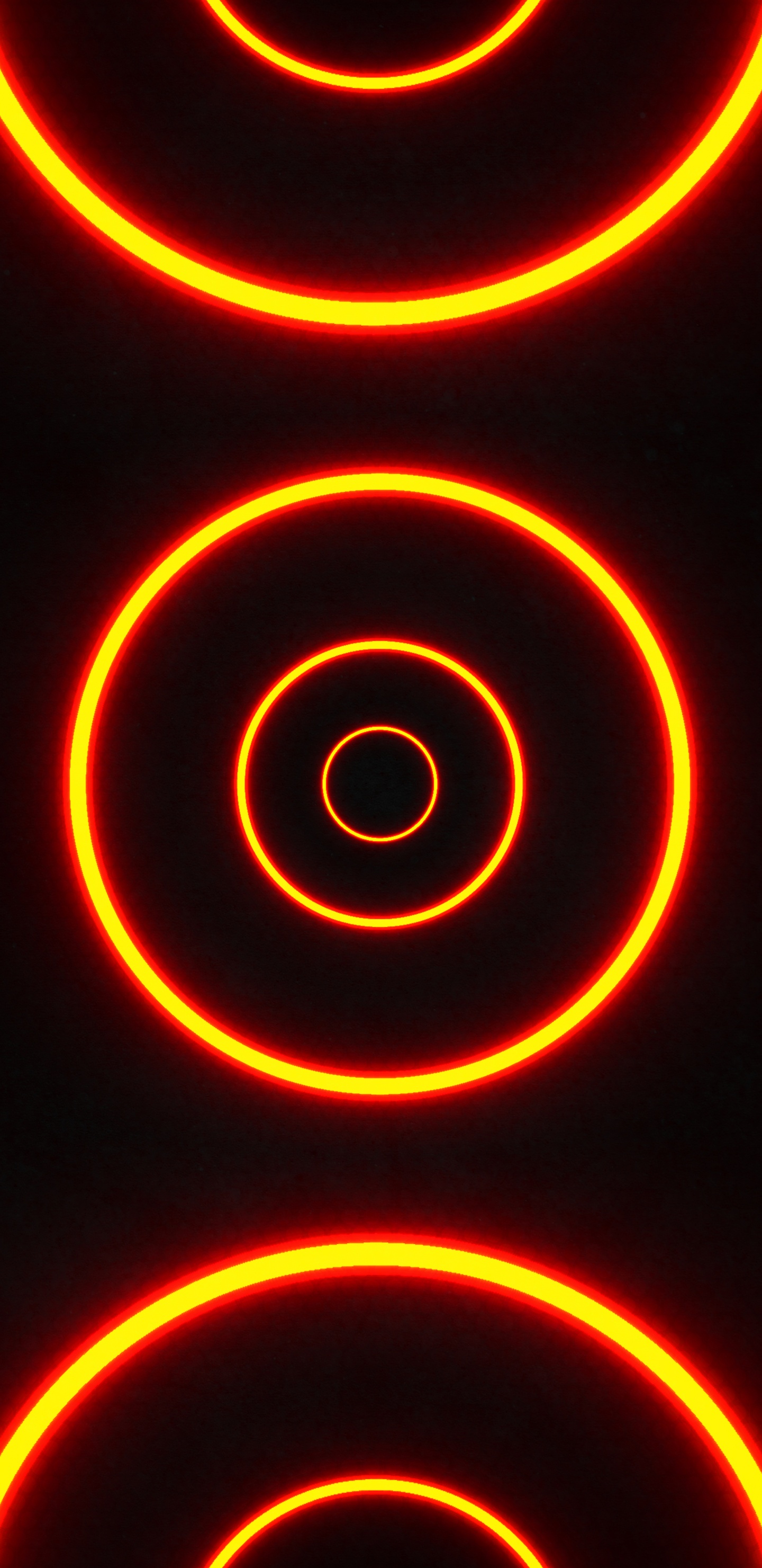 Обои Оранжевый цвет, наука, физика, предвычисление, математика в разрешении 1440x2960