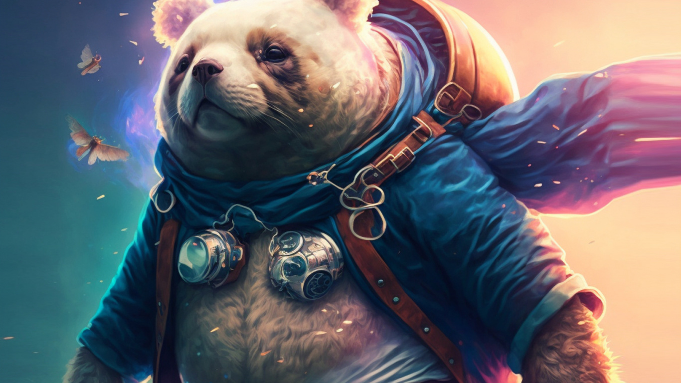 Обои экстремальный вид спорта, атмосфера, птица, мультфильм, облако в разрешении 1366x768