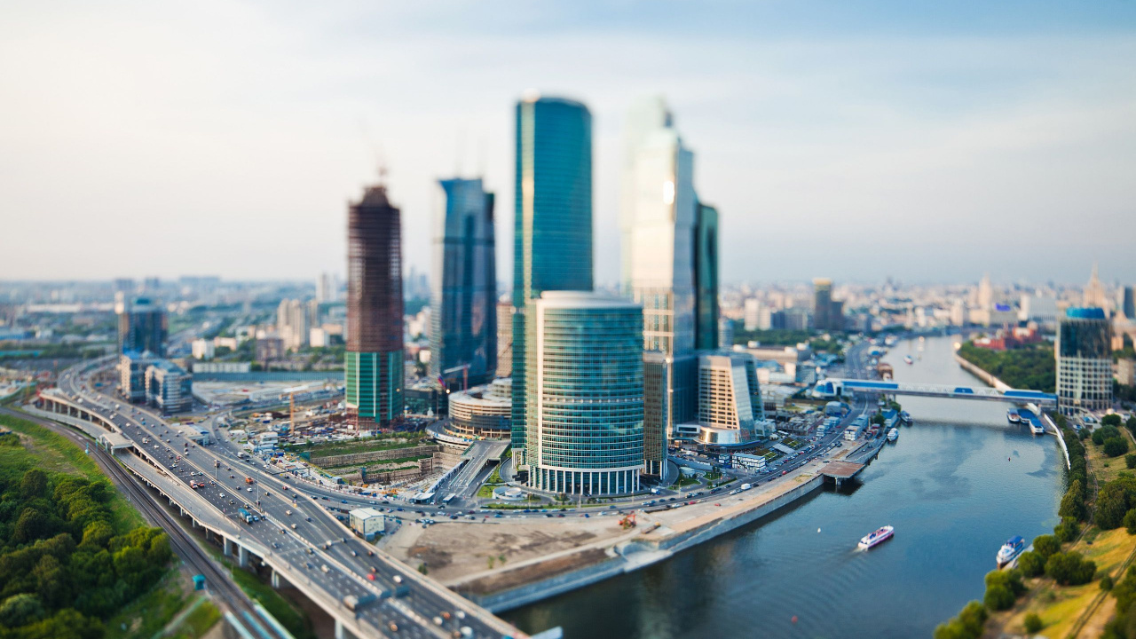 Обои город, городской пейзаж, городской район, небоскреб, башня в разрешении 1280x720