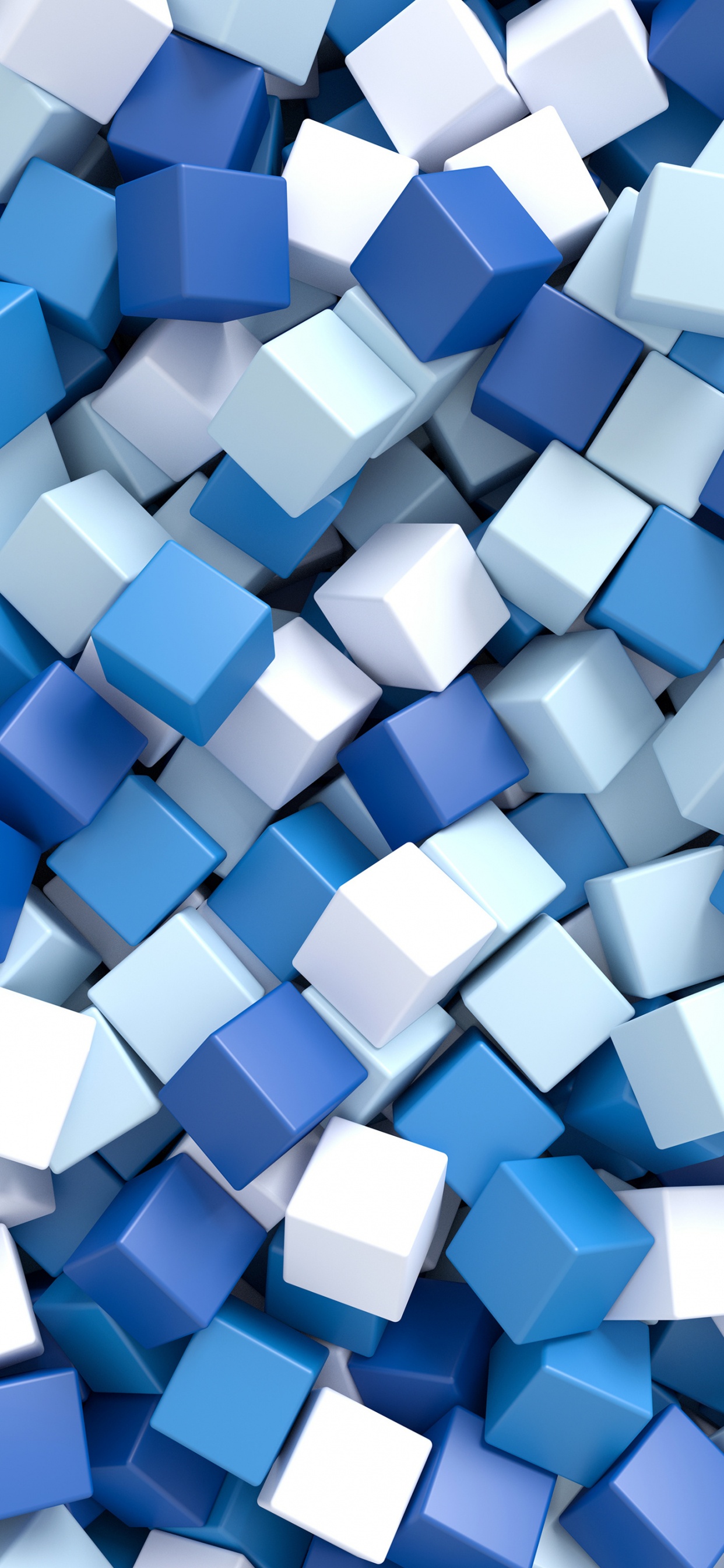 Обои симметрия, синий, свет, прямоугольник, лазурный в разрешении 1242x2688