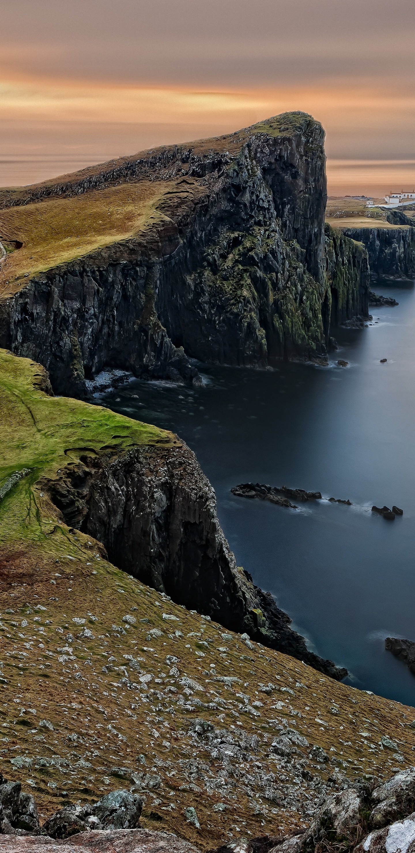 Обои Шотландии, Шотландское нагорье, северное побережье 500, дымчатый топаз, ская в разрешении 1440x2960