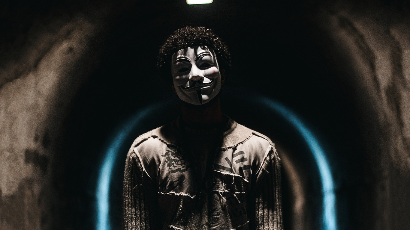 Обои темнота, черный, свет, освещение, фикция в разрешении 1366x768